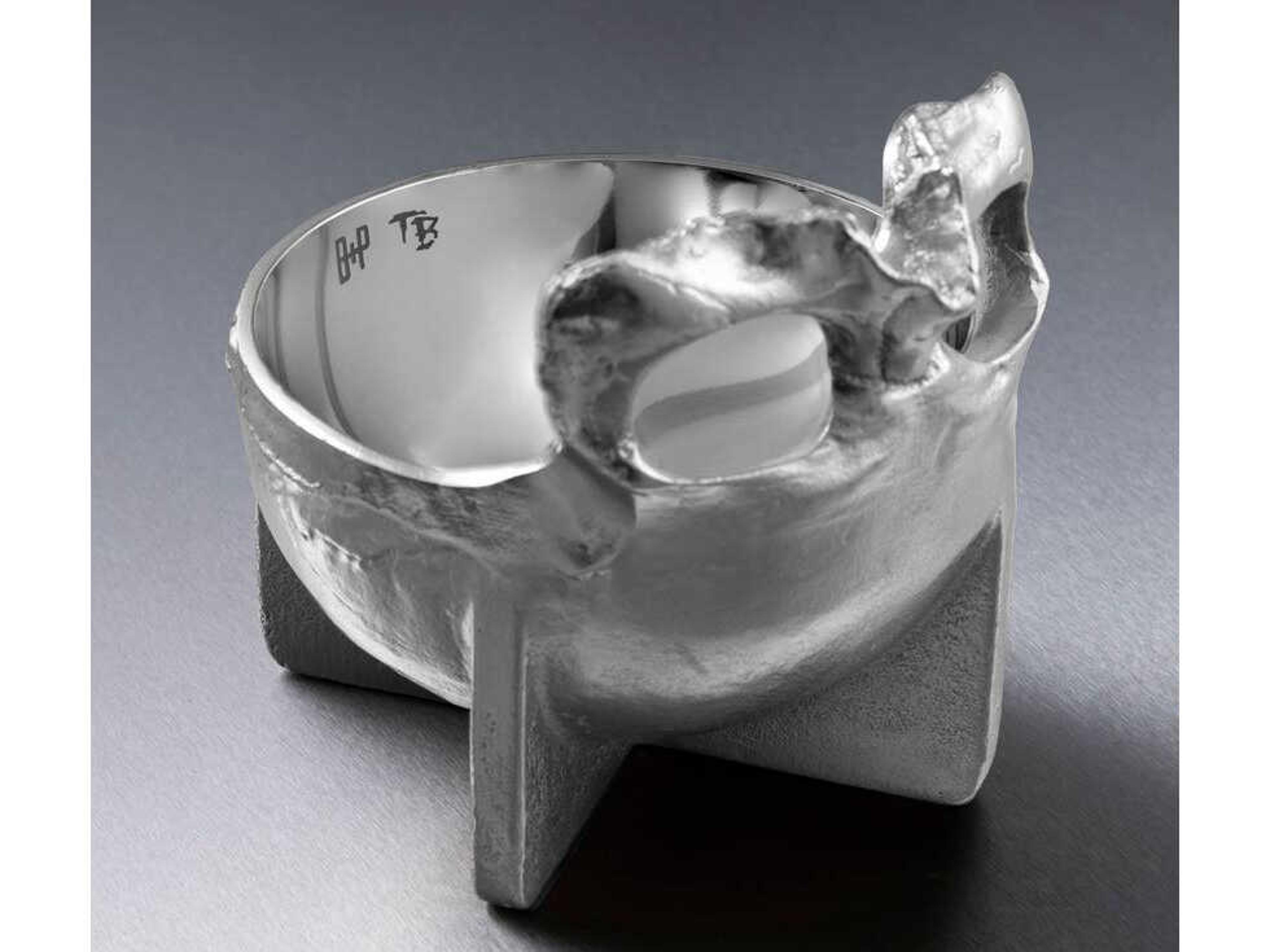 Buster + Punch Travis Barker Brass Skull Decorative Bowl