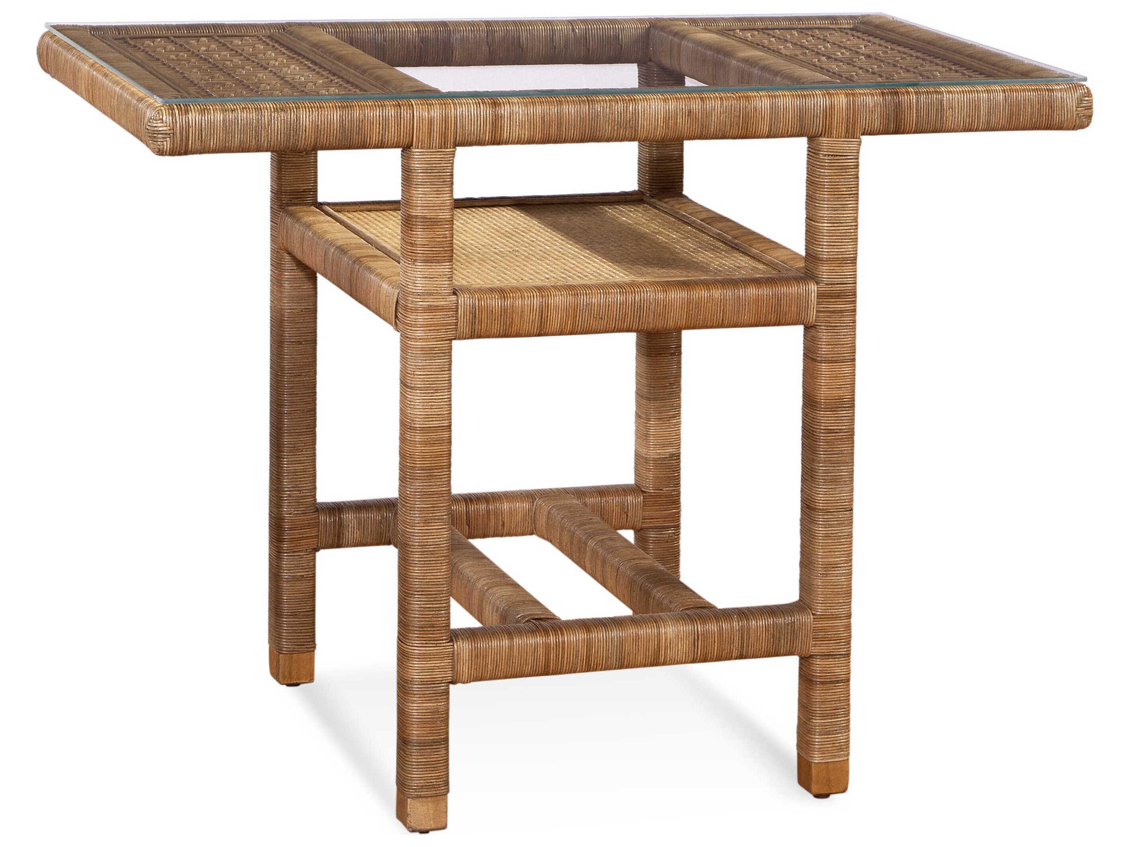 Pine Isle Rectangular Glass Dining Table