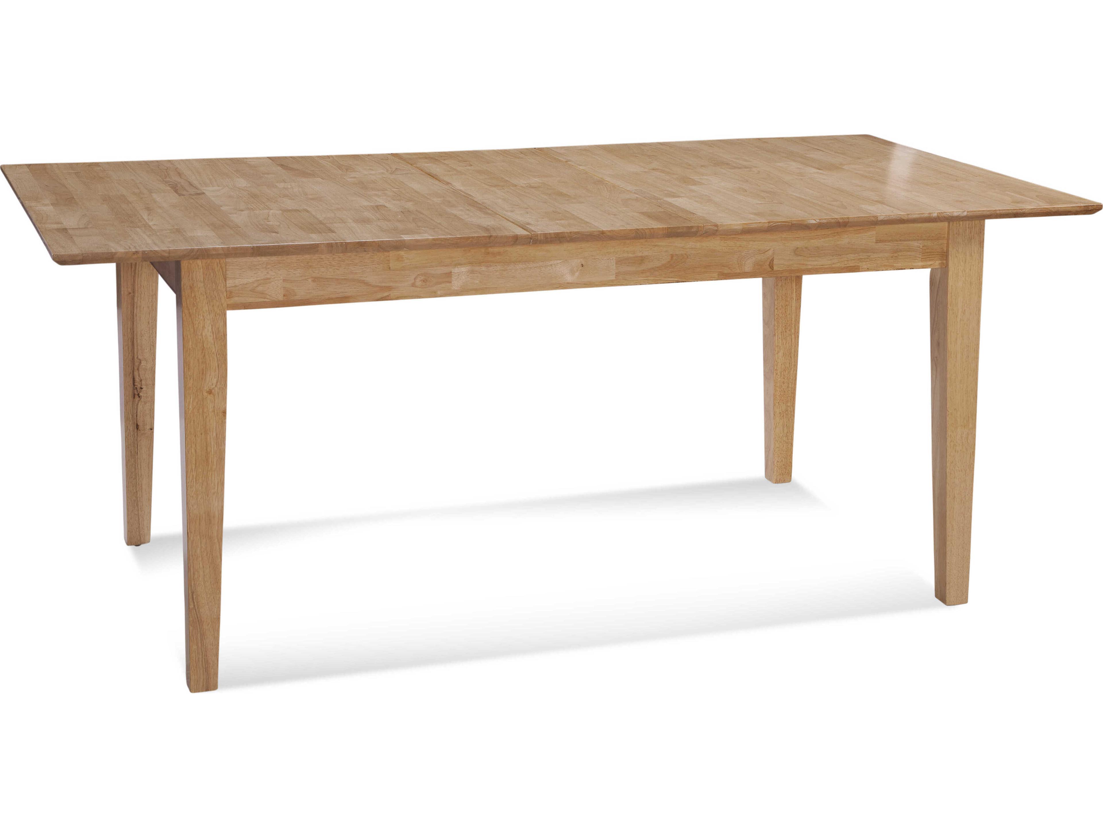 Hues Extendable Rectangular Wood Dining Table