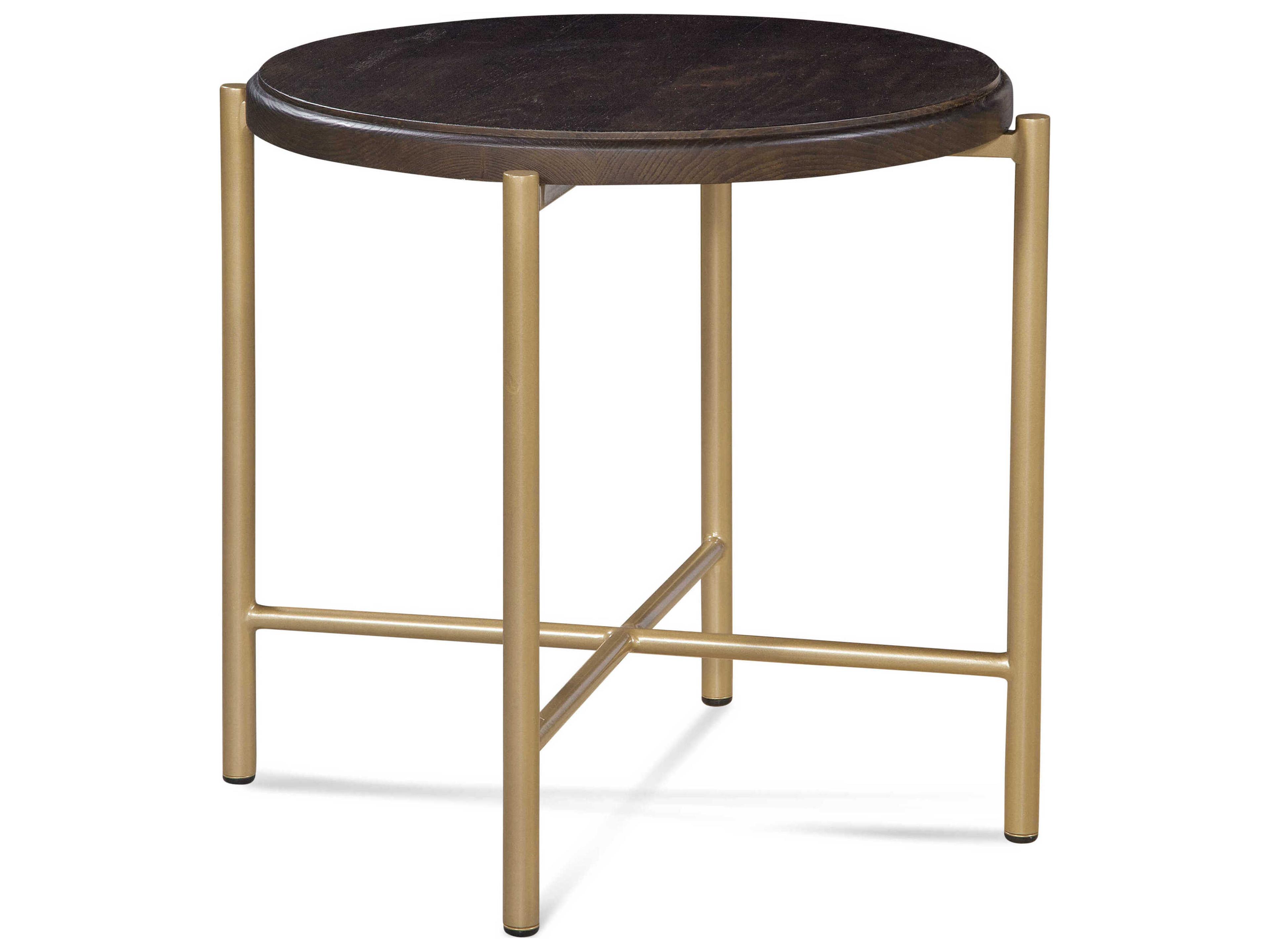 Tobin Round Wood End Table