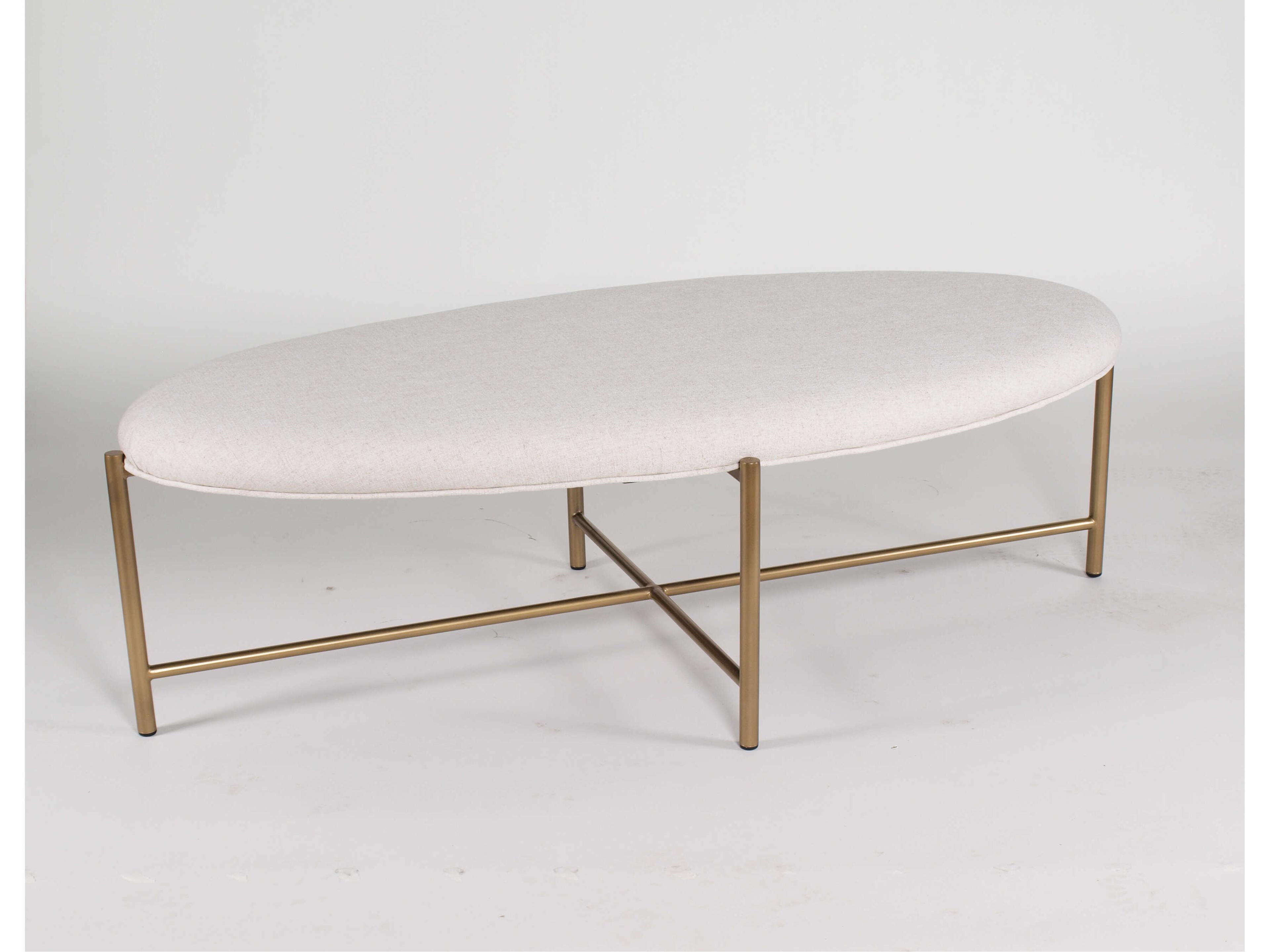 Braxton Culler Tobin Oval Fabric Coffee Table