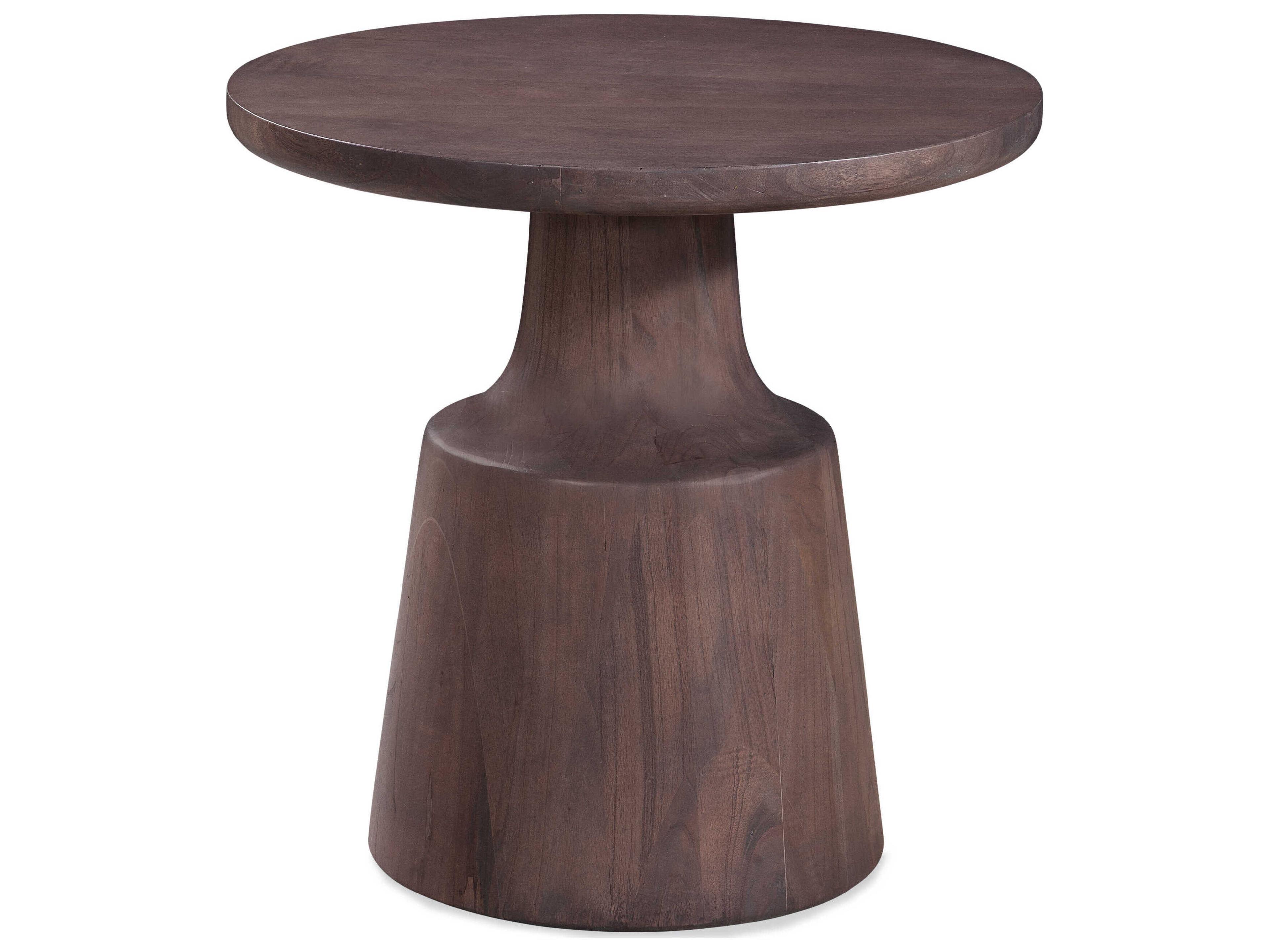 Lempa Round Wood End Table