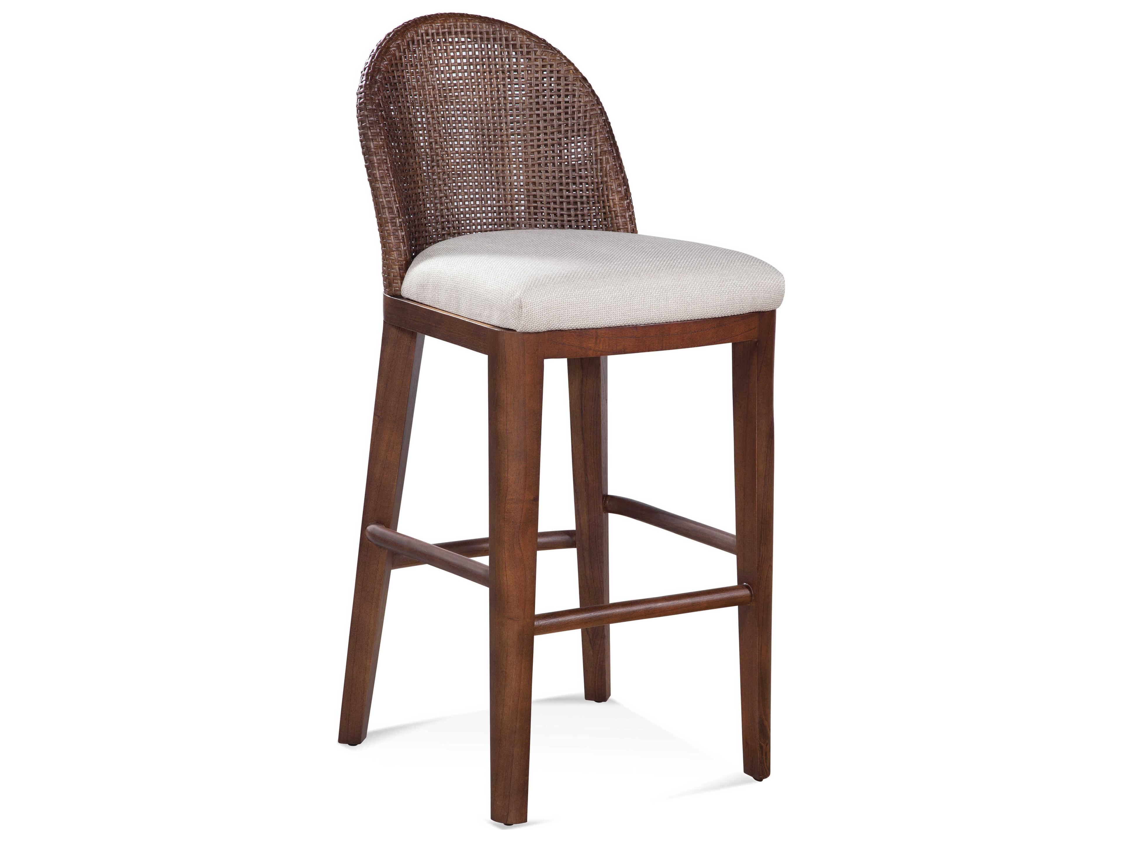 Lawrence Upholstered Solid Wood Bar Stool