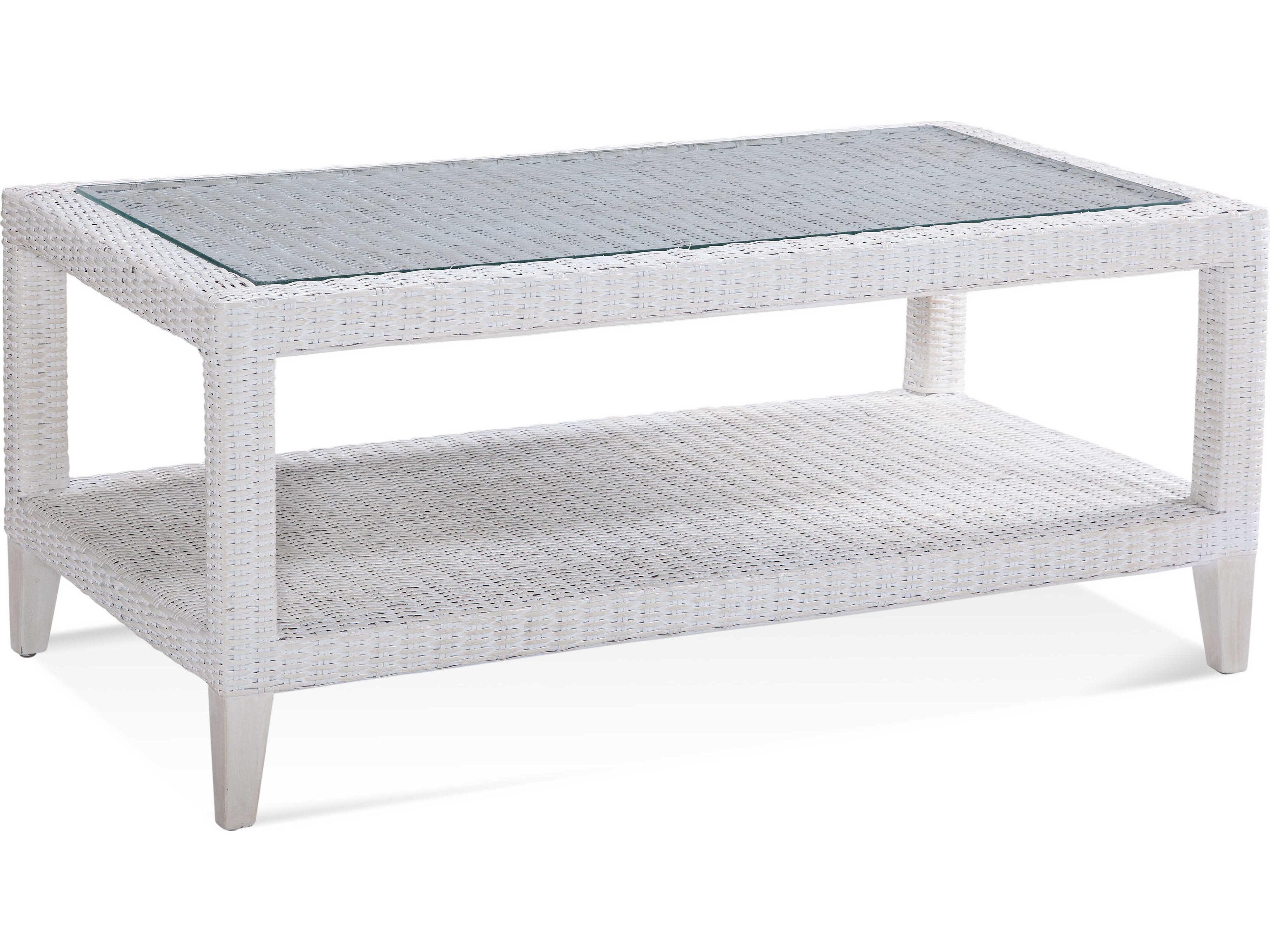 Long Beach Rectangular Glass Coffee Table