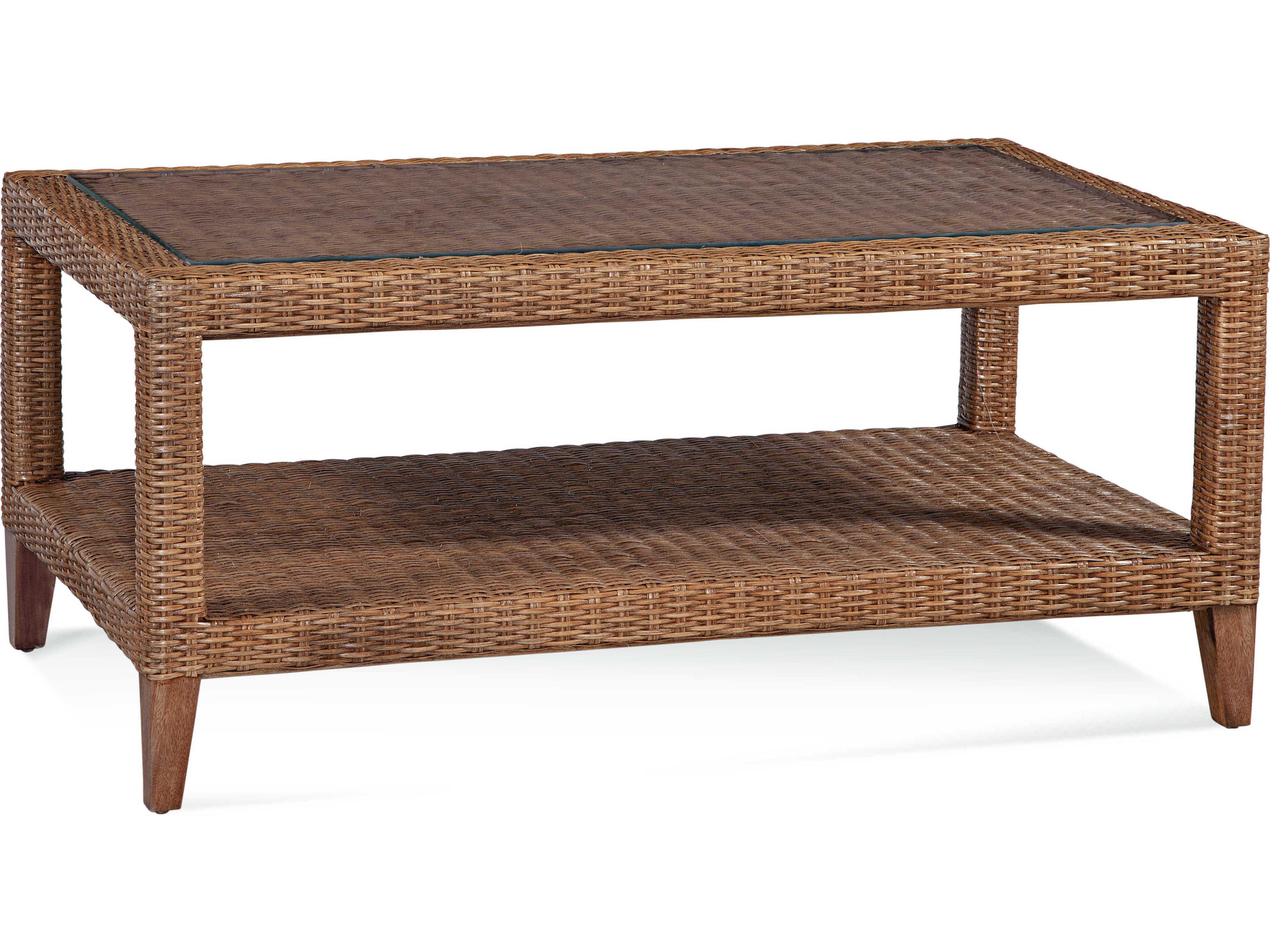 Braxton Culler Long Beach Rectangular Glass Coffee Table