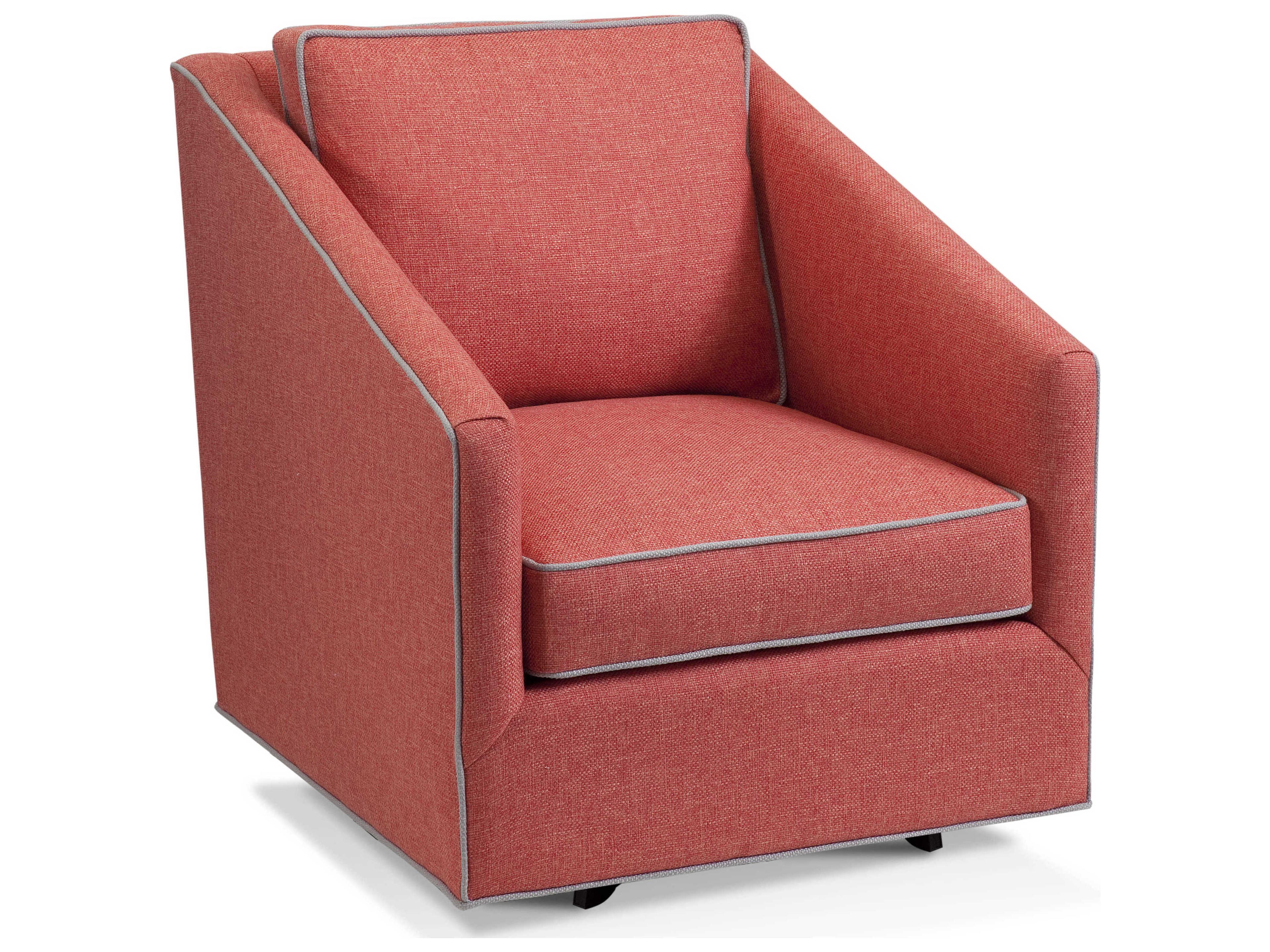 Braxton Culler Taylor Swivel Fabric Accent Chair