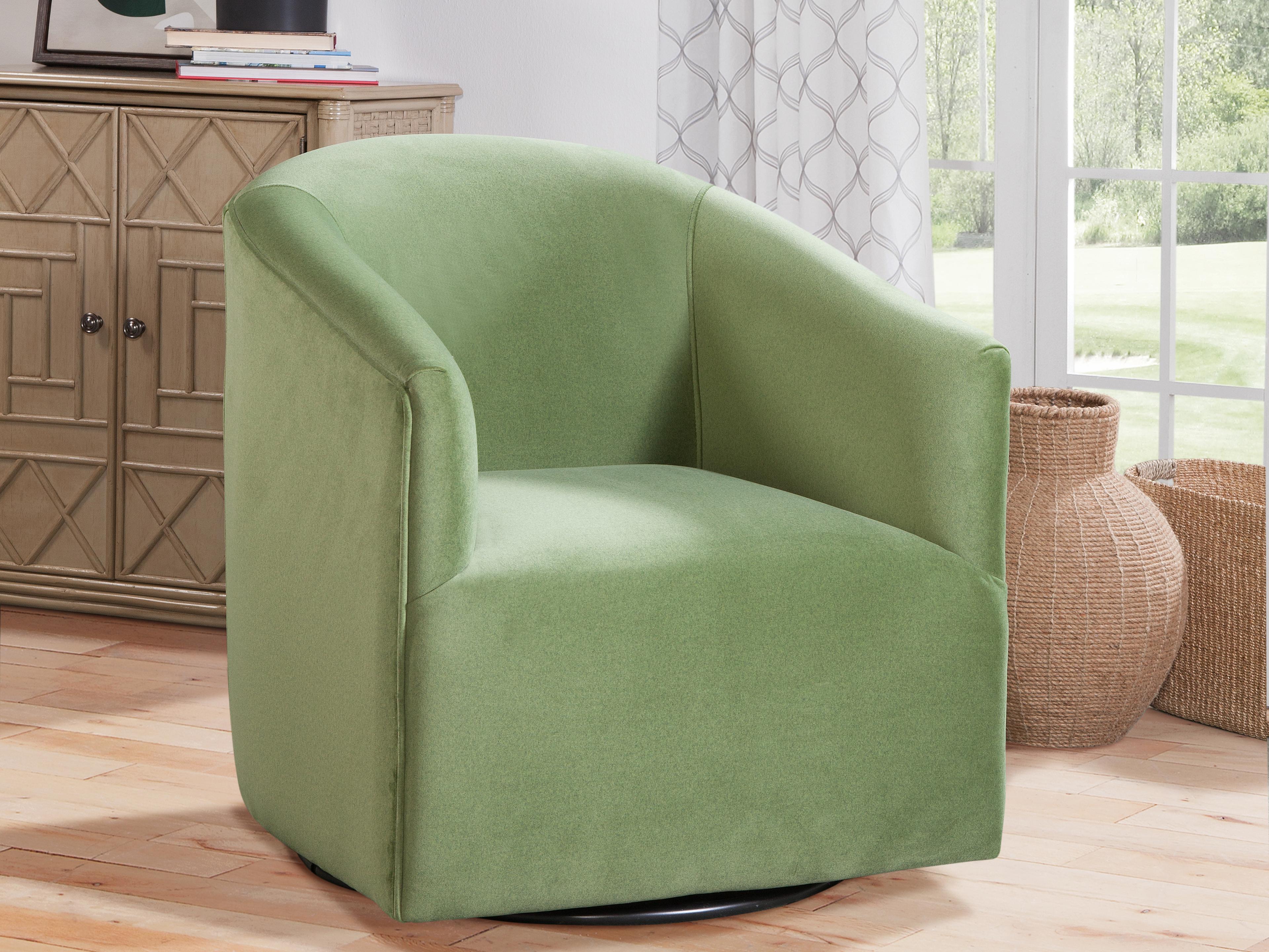 Braxton Culler Briles Swivel Fabric Accent Chair