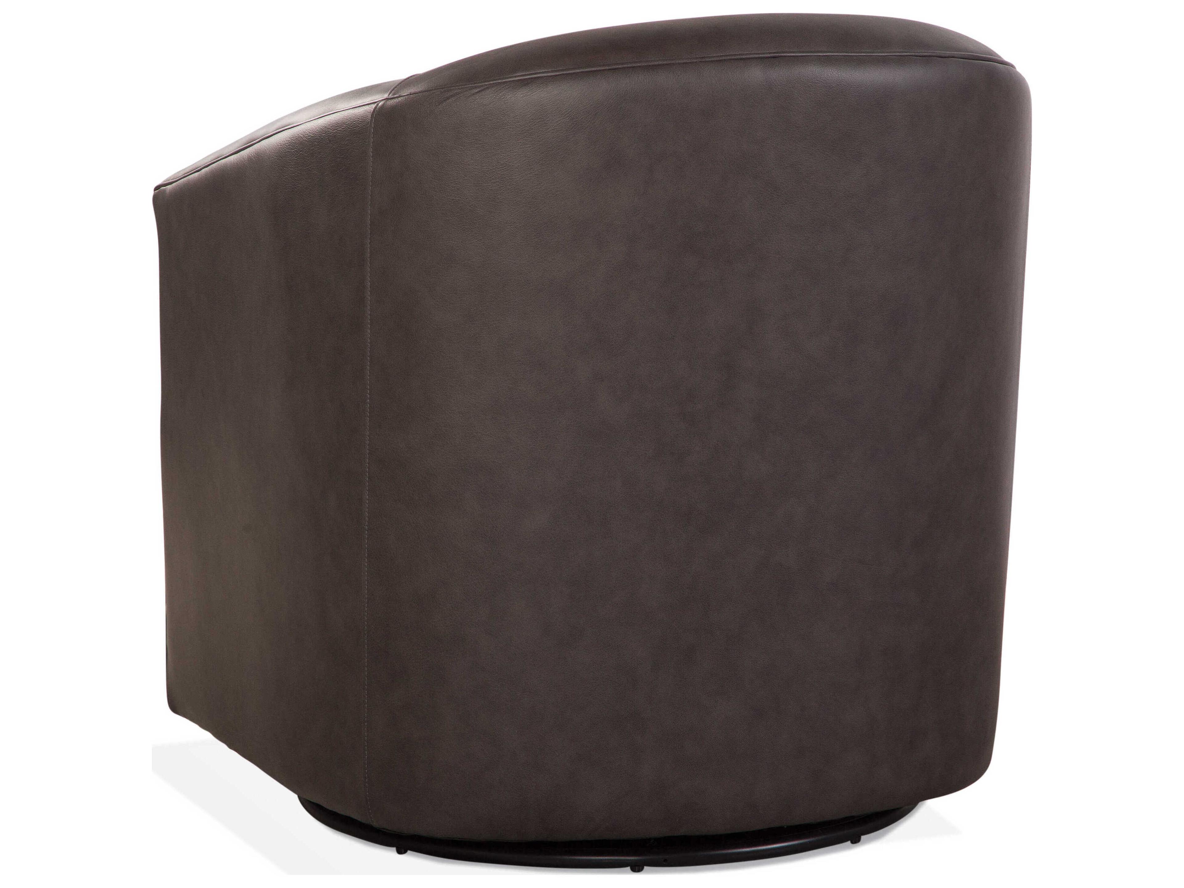 Braxton Culler Briles Swivel Leather Accent Chair