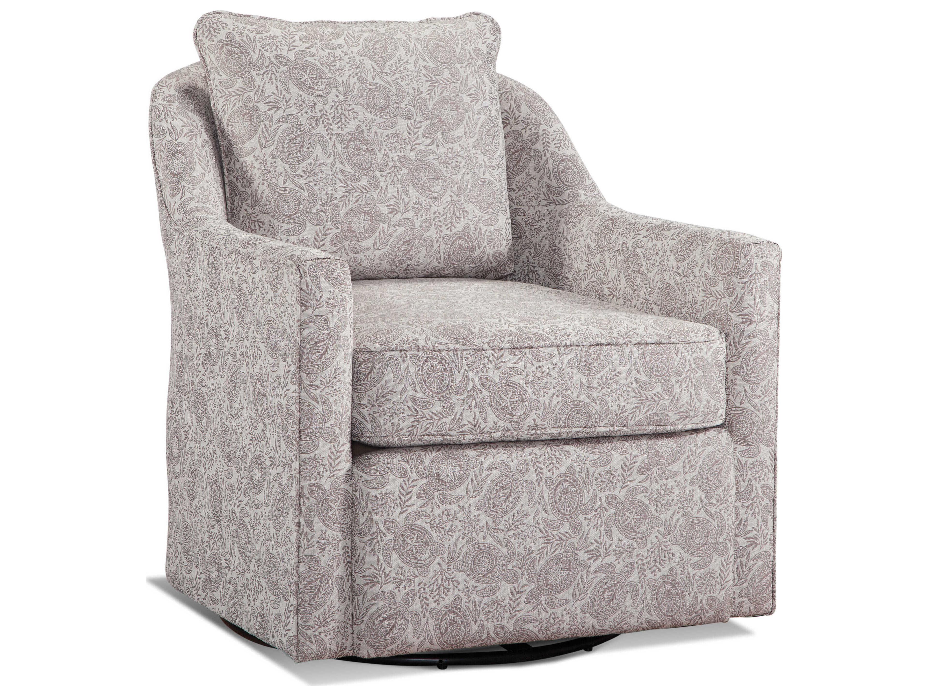 Braxton Culler Leighton Swivel Fabric Accent Chair