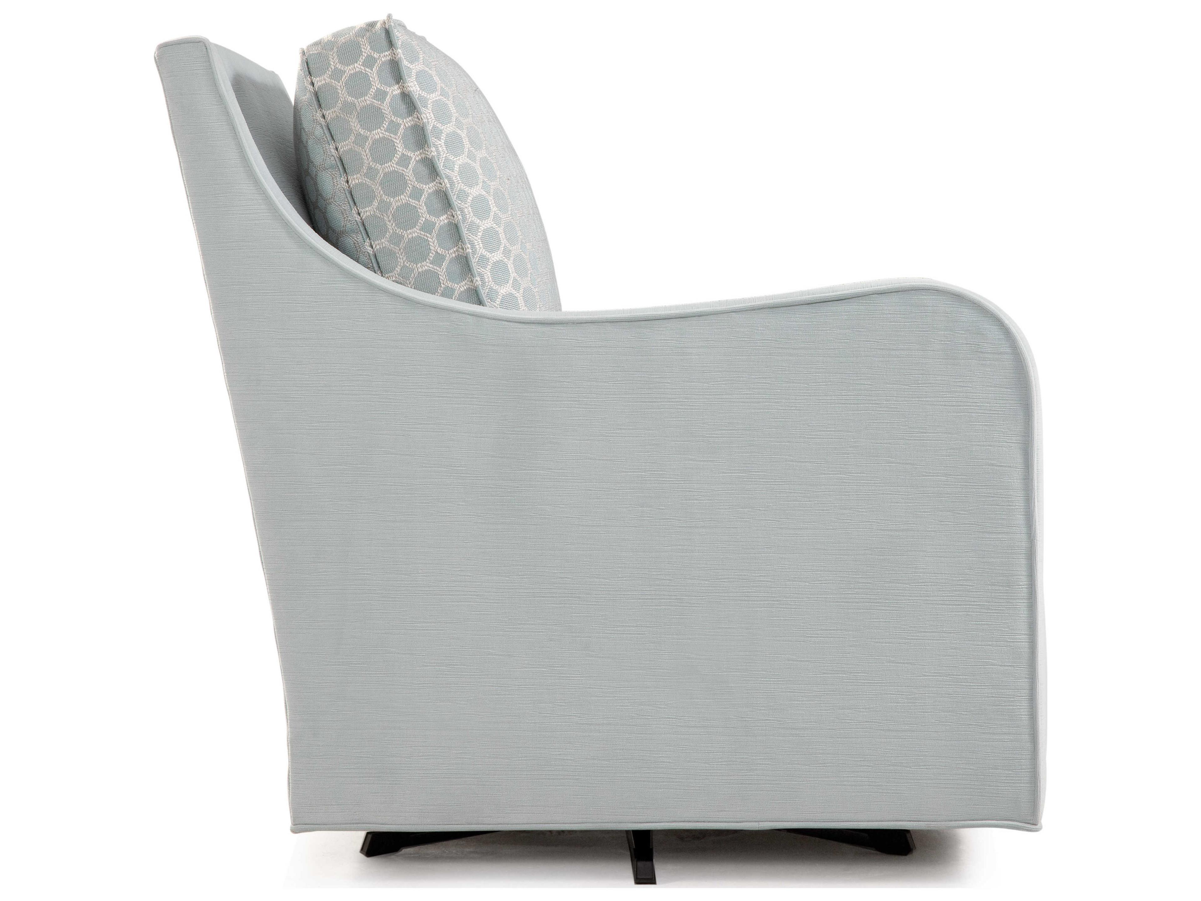 Braxton Culler Koko Swivel Fabric Accent Chair