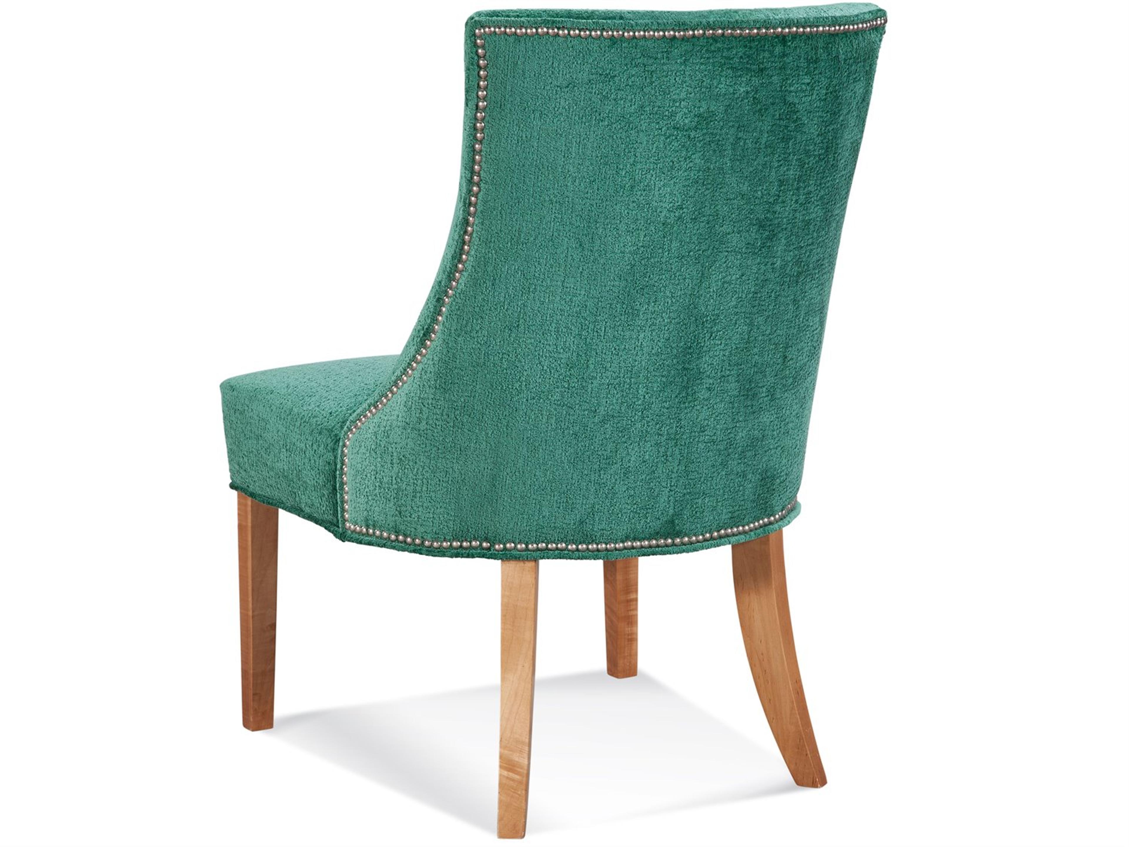 Braxton Culler Tuxedo Hardwood Green Upholstered Side Dining Chair
