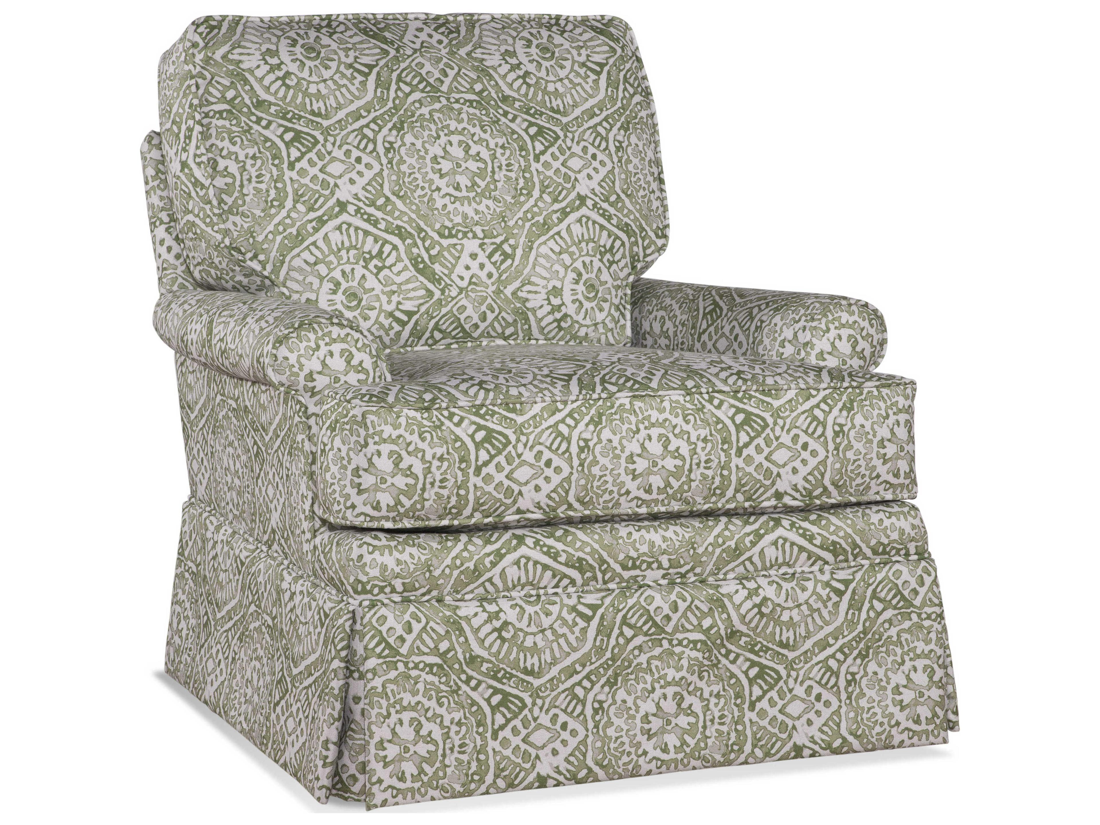 Belmont Glider Swivel Fabric Accent Chair
