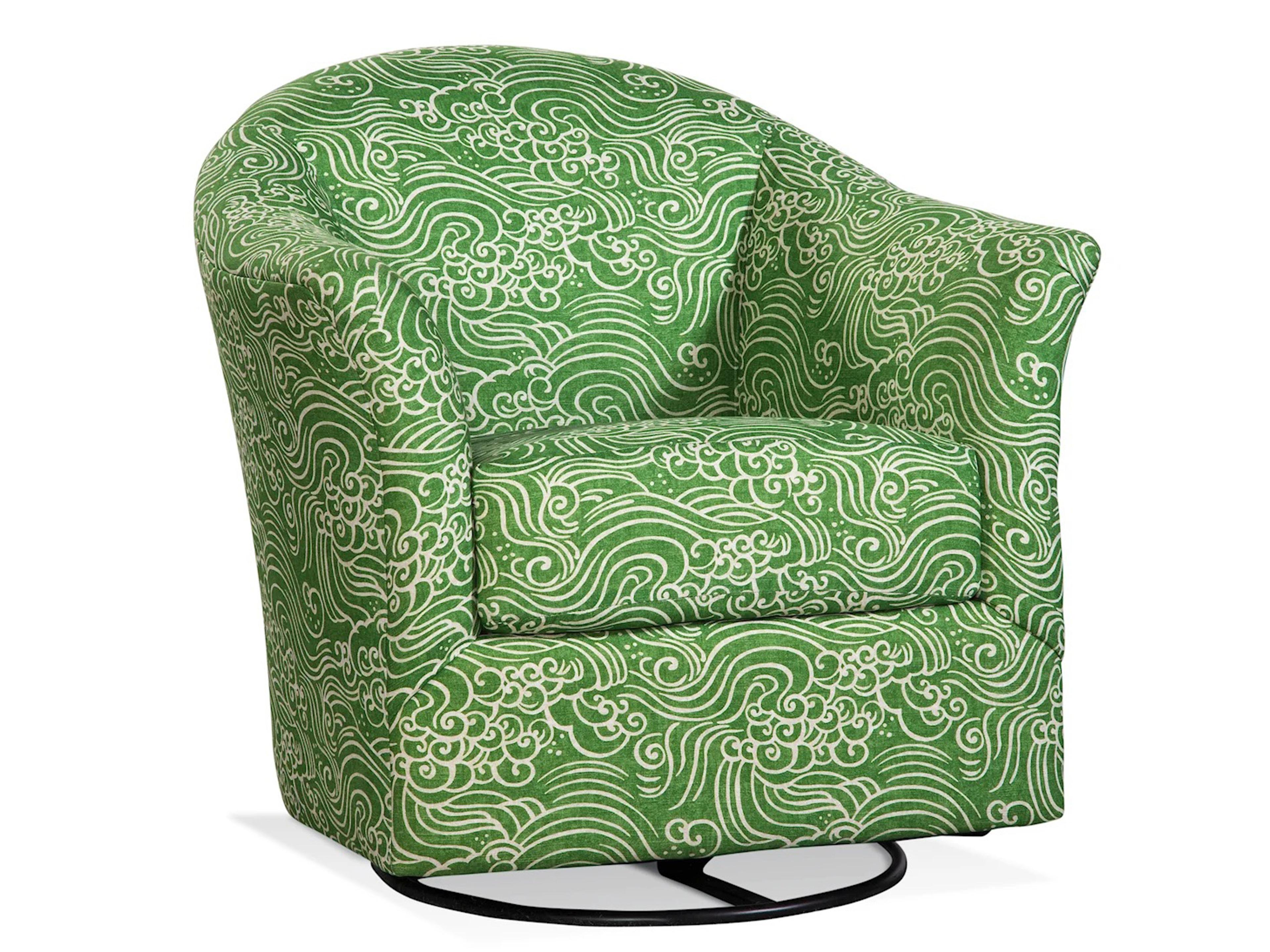 Braxton Culler Weston Swivel Leather Accent Chair