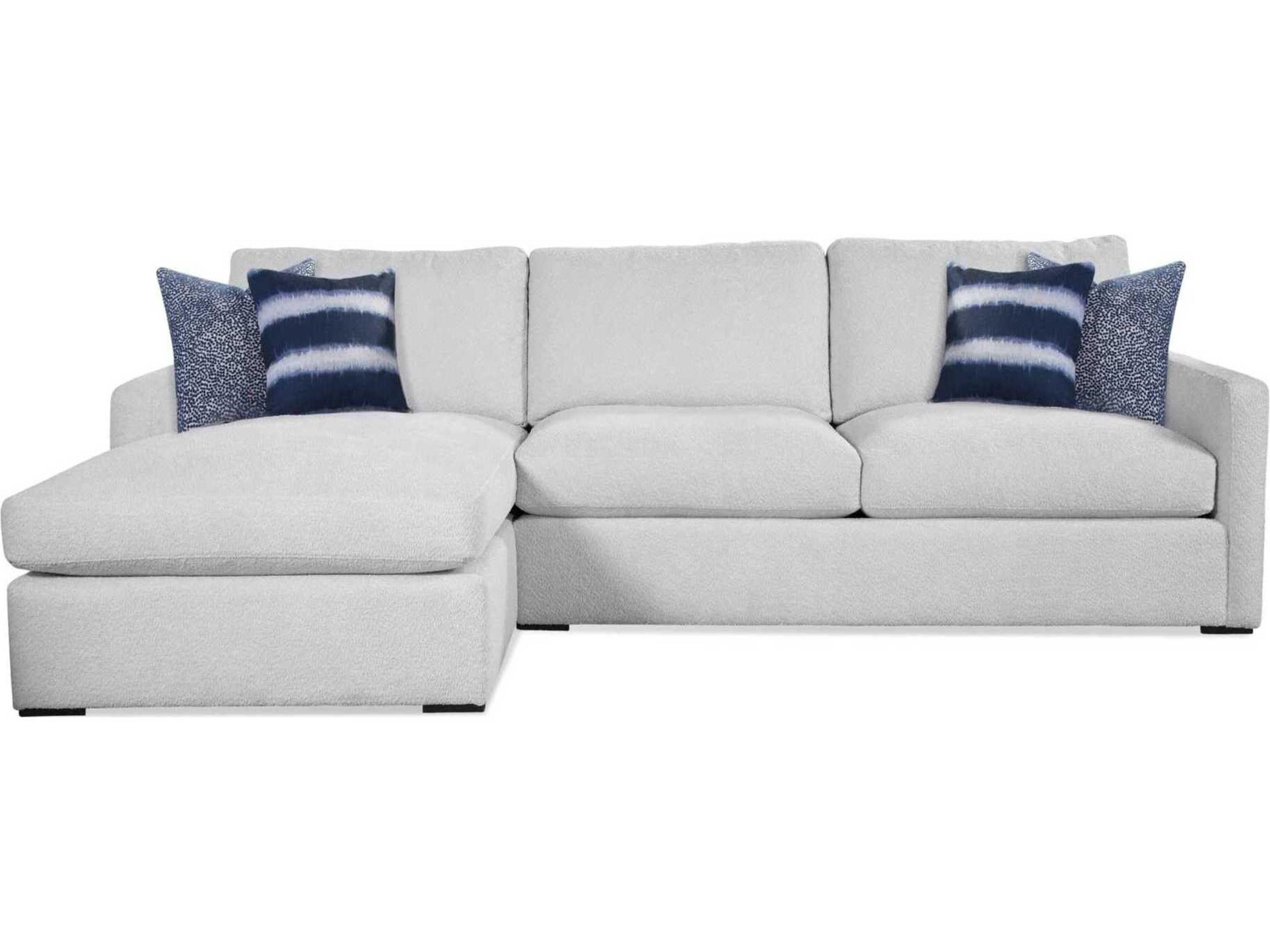 Bel-Air Left Side Facing Modular Sectional Chaise with Customizable Upholstery