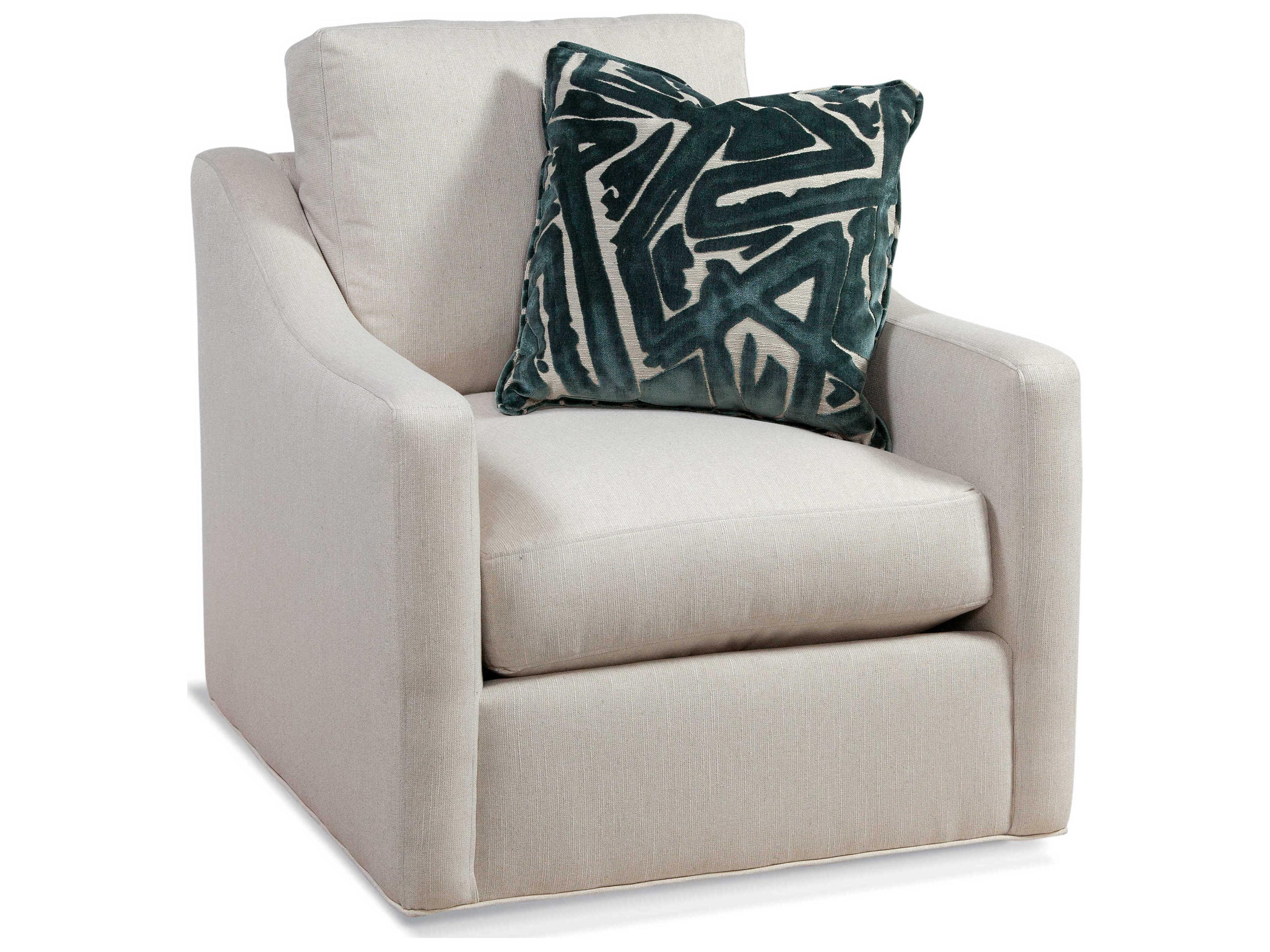 Oliver Swivel Fabric Accent Chair