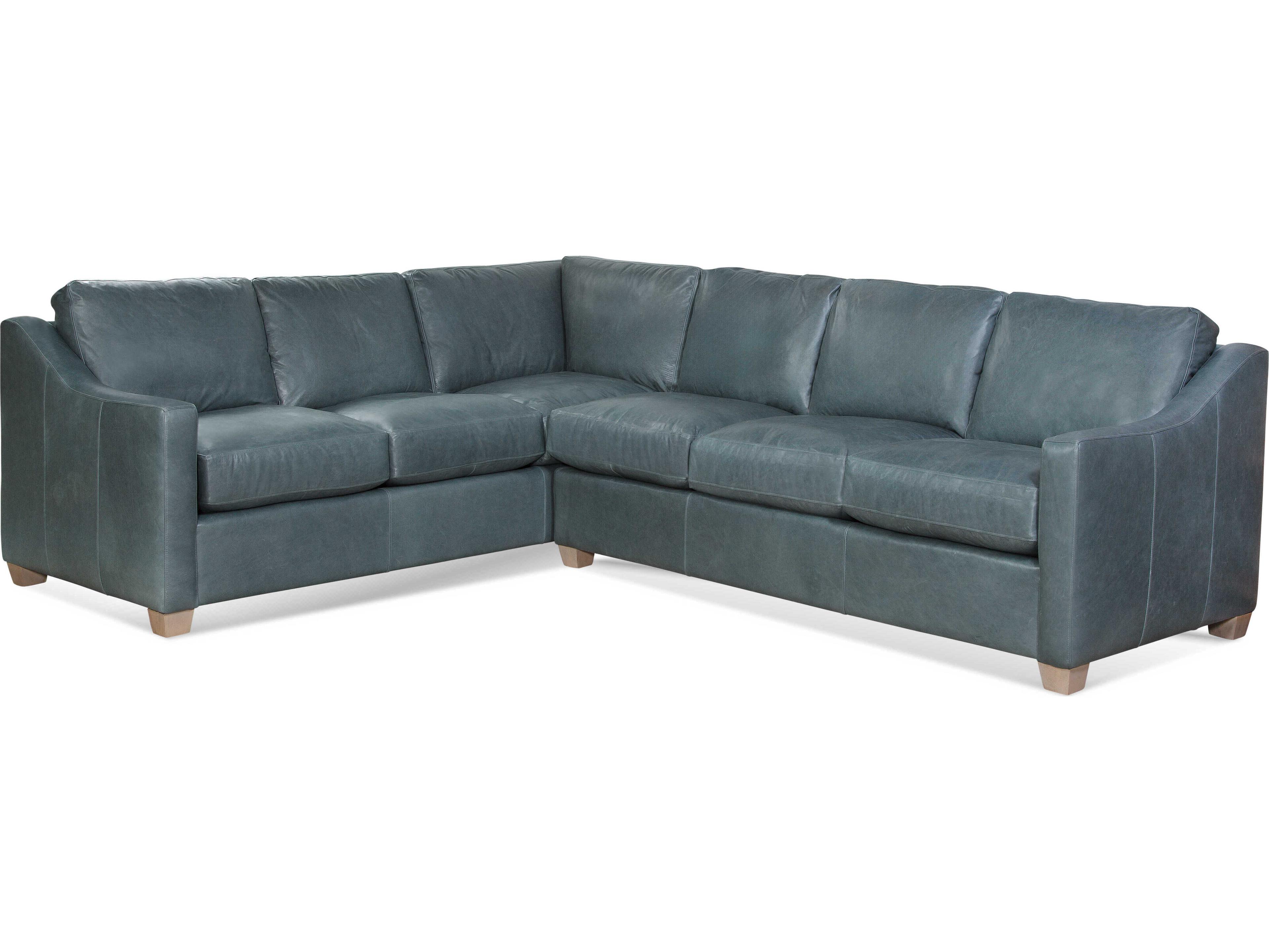 Oliver Leather Sectional Sofa