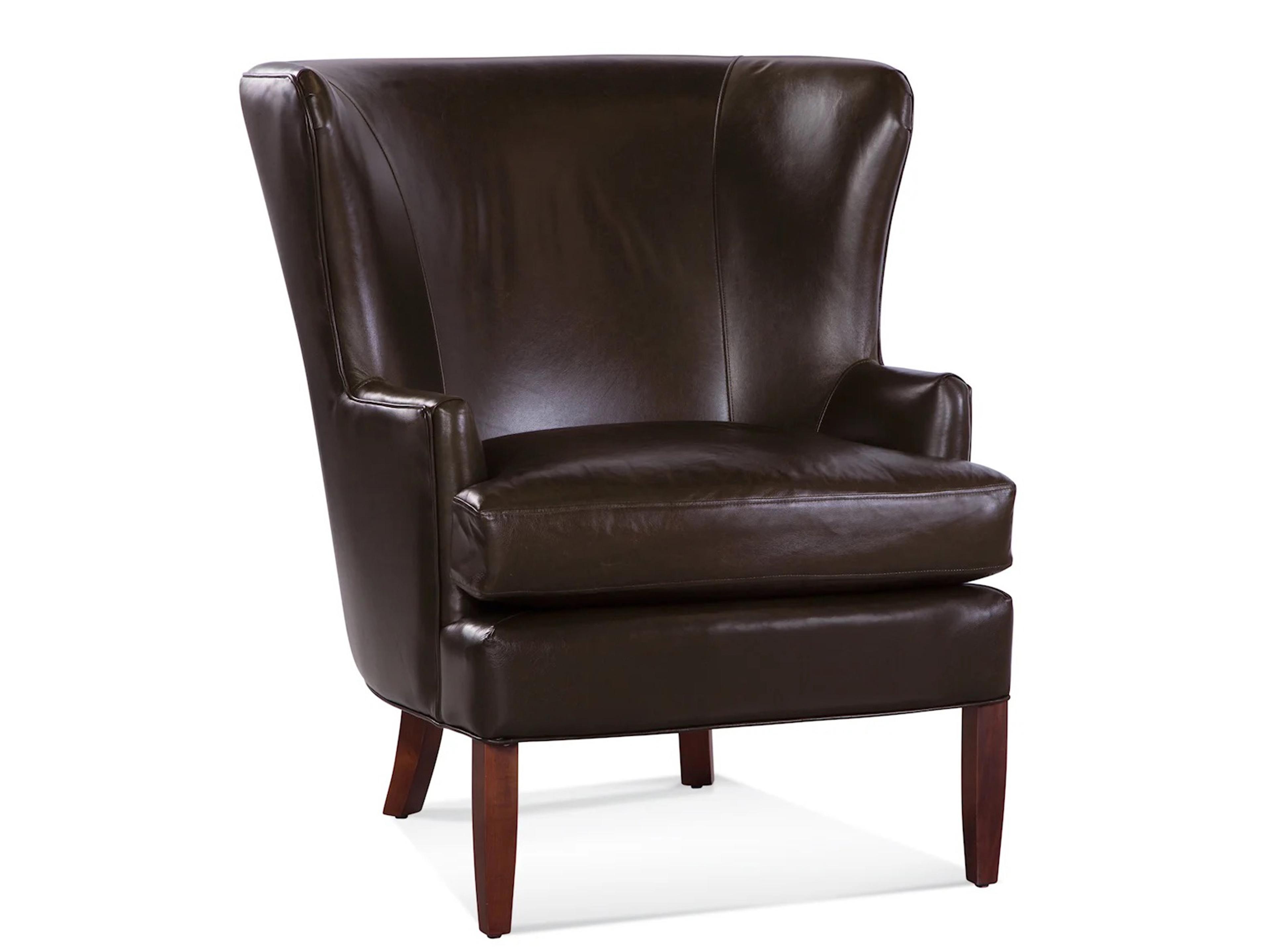 Greenwich Faux Leather Accent Chair