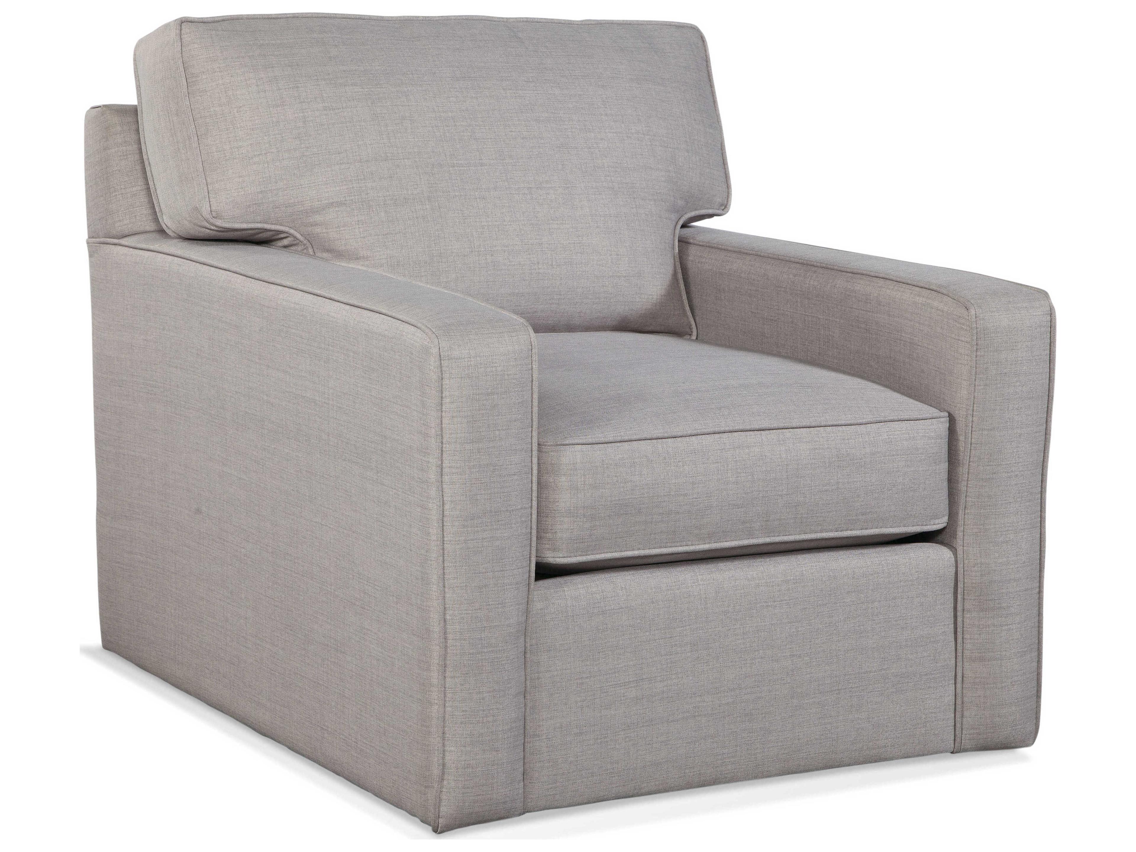 Braxton Culler Gramercy Park Swivel Fabric Accent Chair