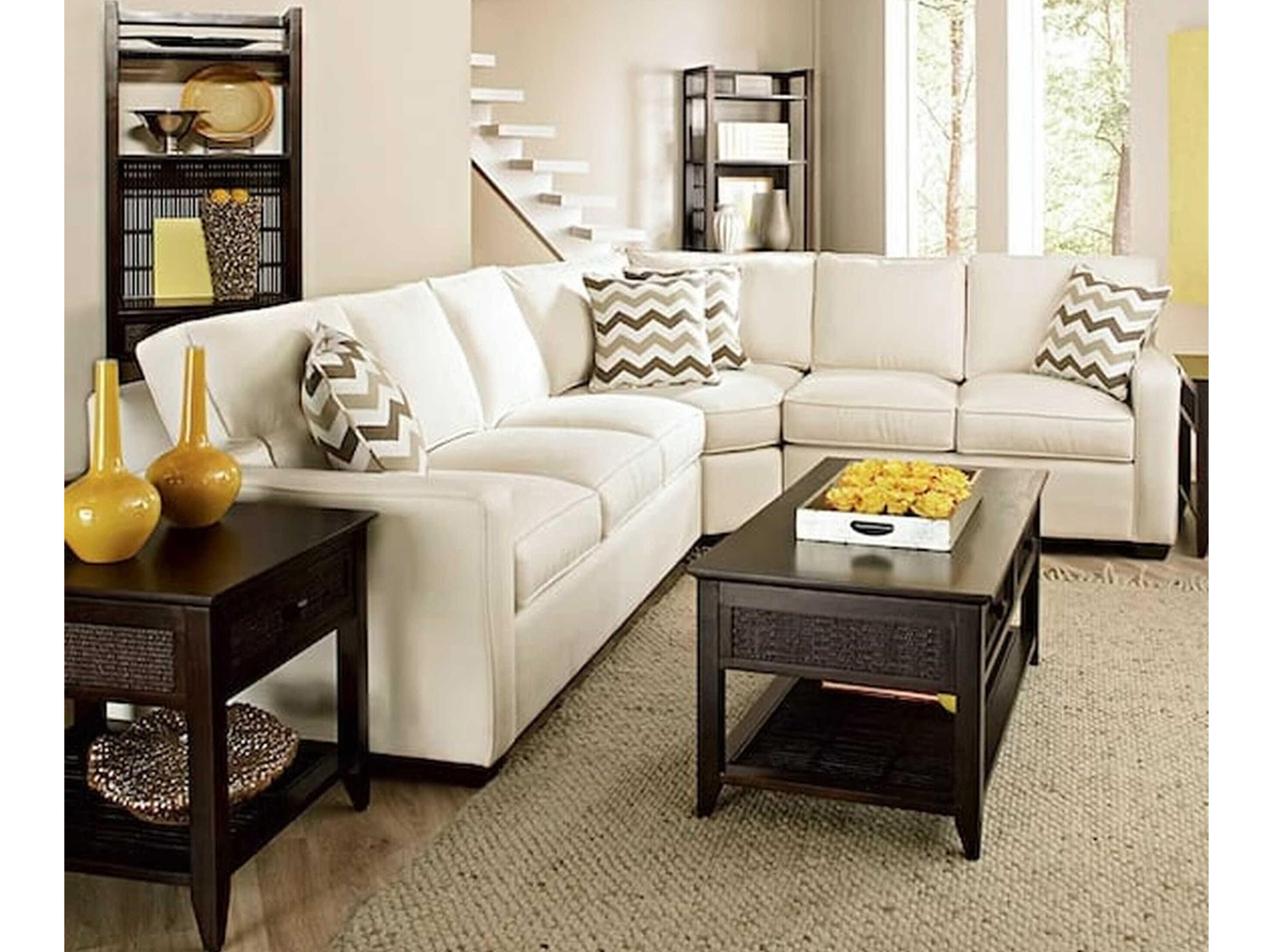 Gramercy Park Fabric Wedge Chair