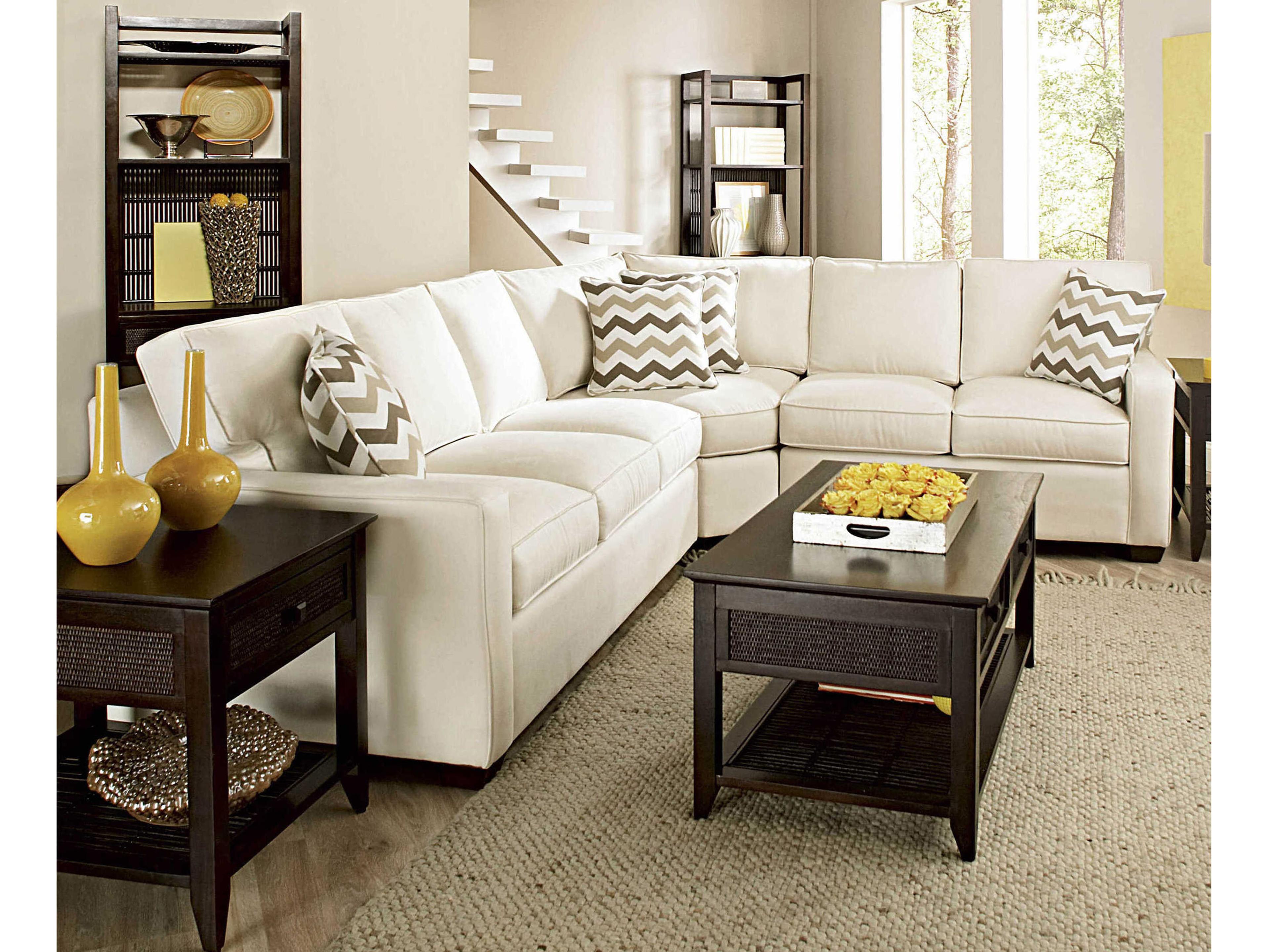 Gramercy Park Upholstered Sectional Sofa with Sleeper