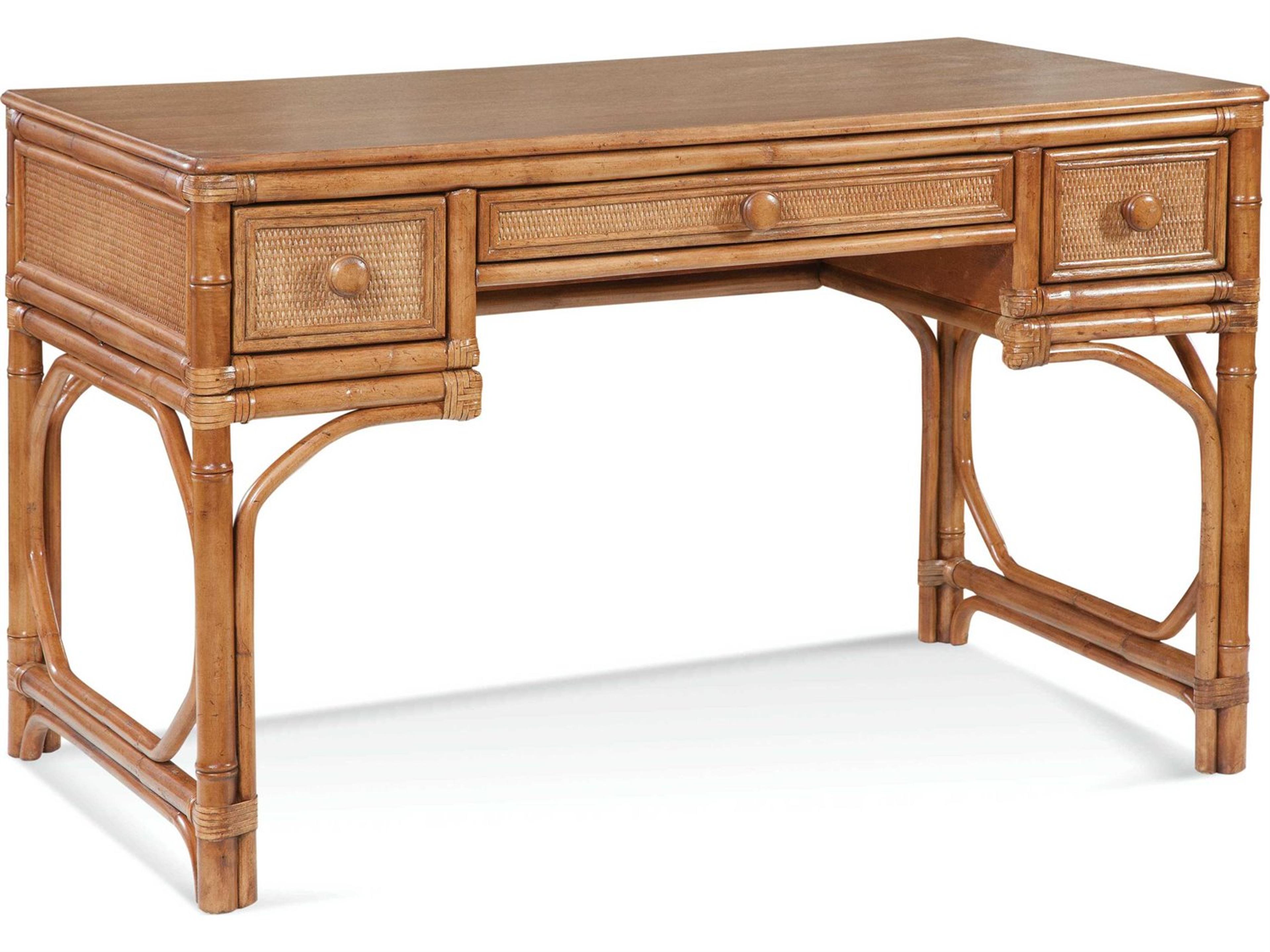 Summer Retreat Brown Hardwood Secretary Desk
