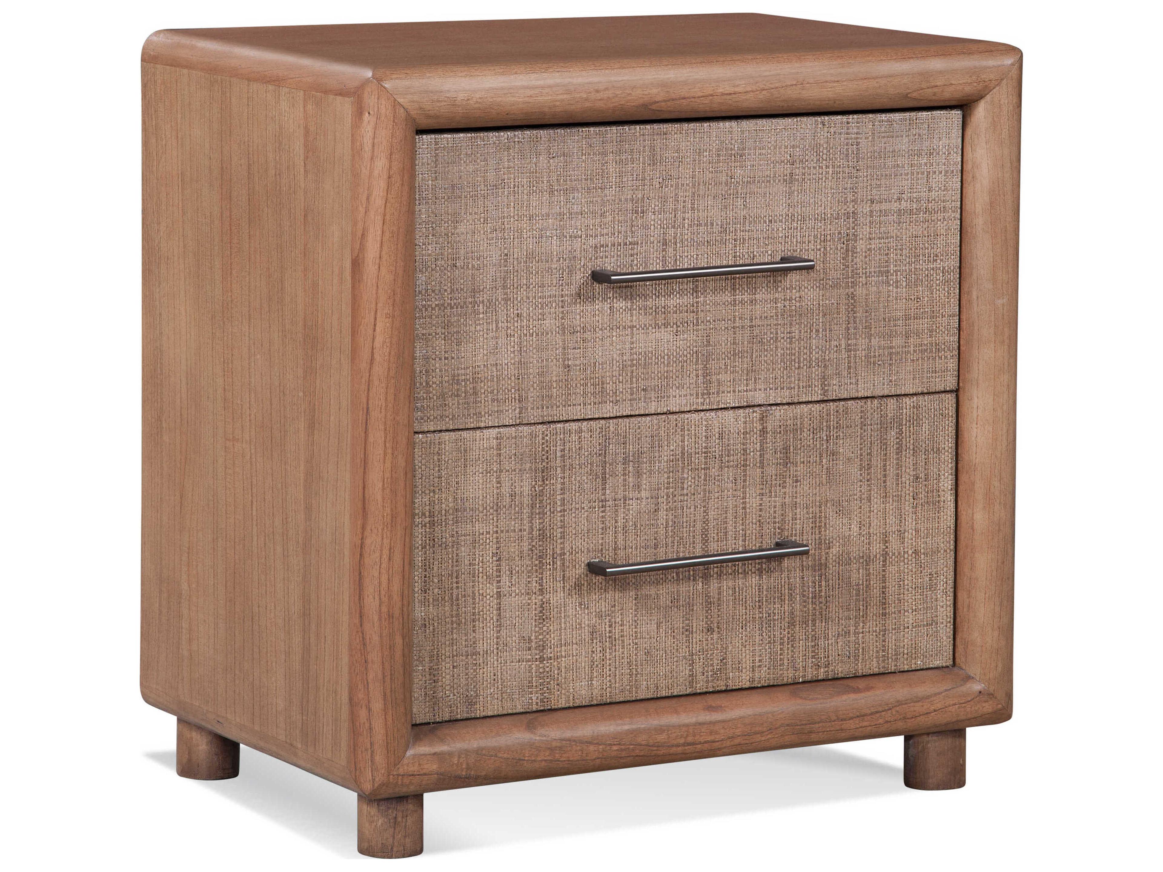Braxton Culler Nova 2-Drawers Brown Mindi Wood Nightstand