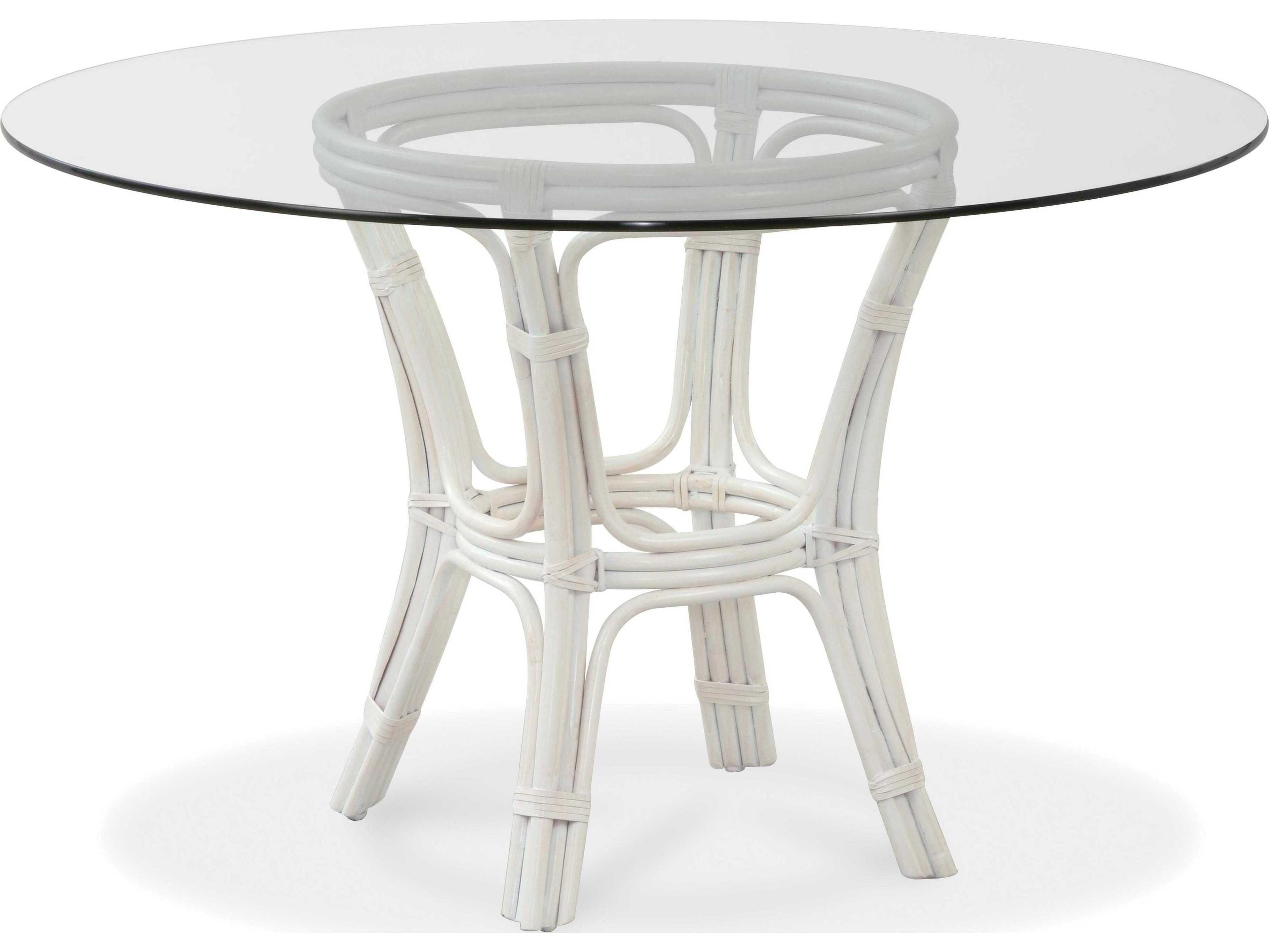 Trellis Round Glass Dining Table