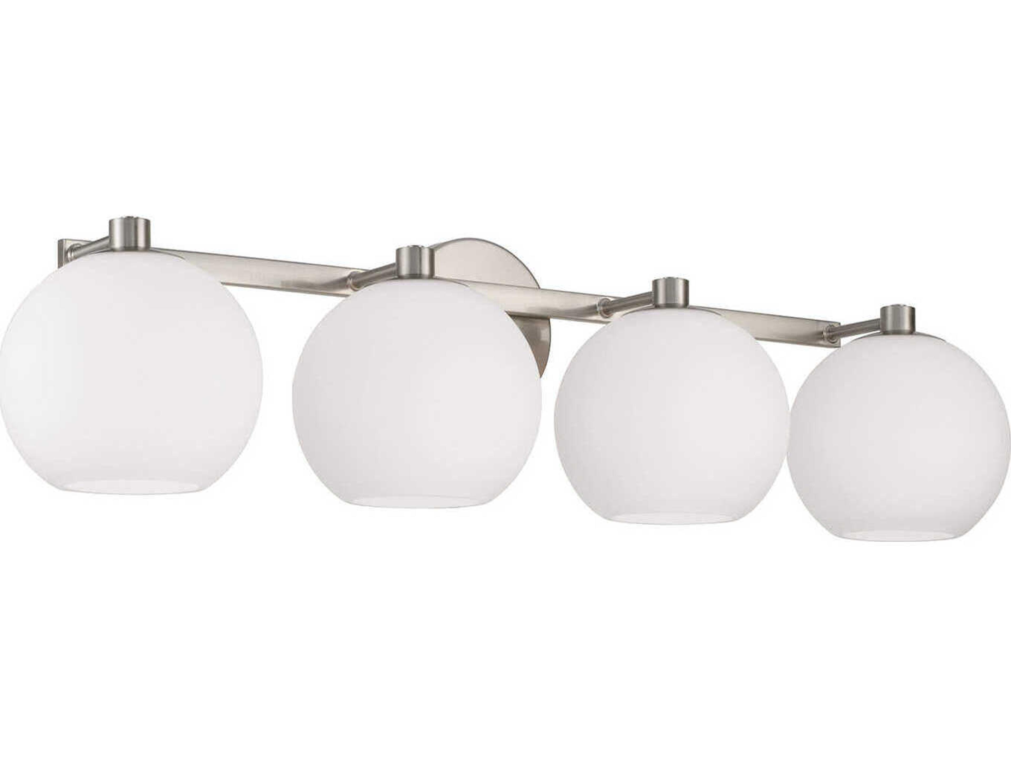 Ansley 4-Light Brushed Nickel Vanity Light