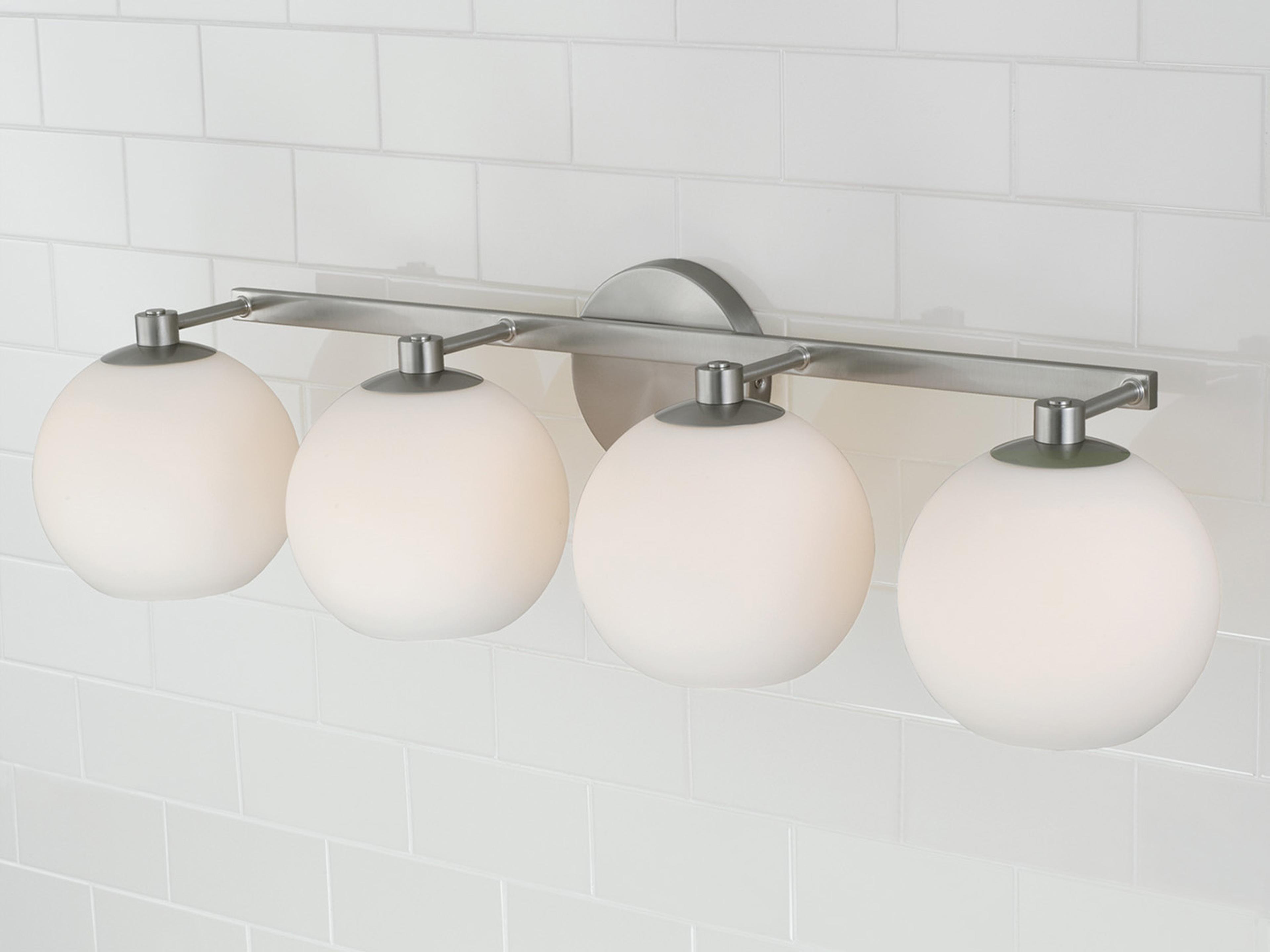 Capital Lighting Ansley 4-Light Brushed Nickel Vanity Light