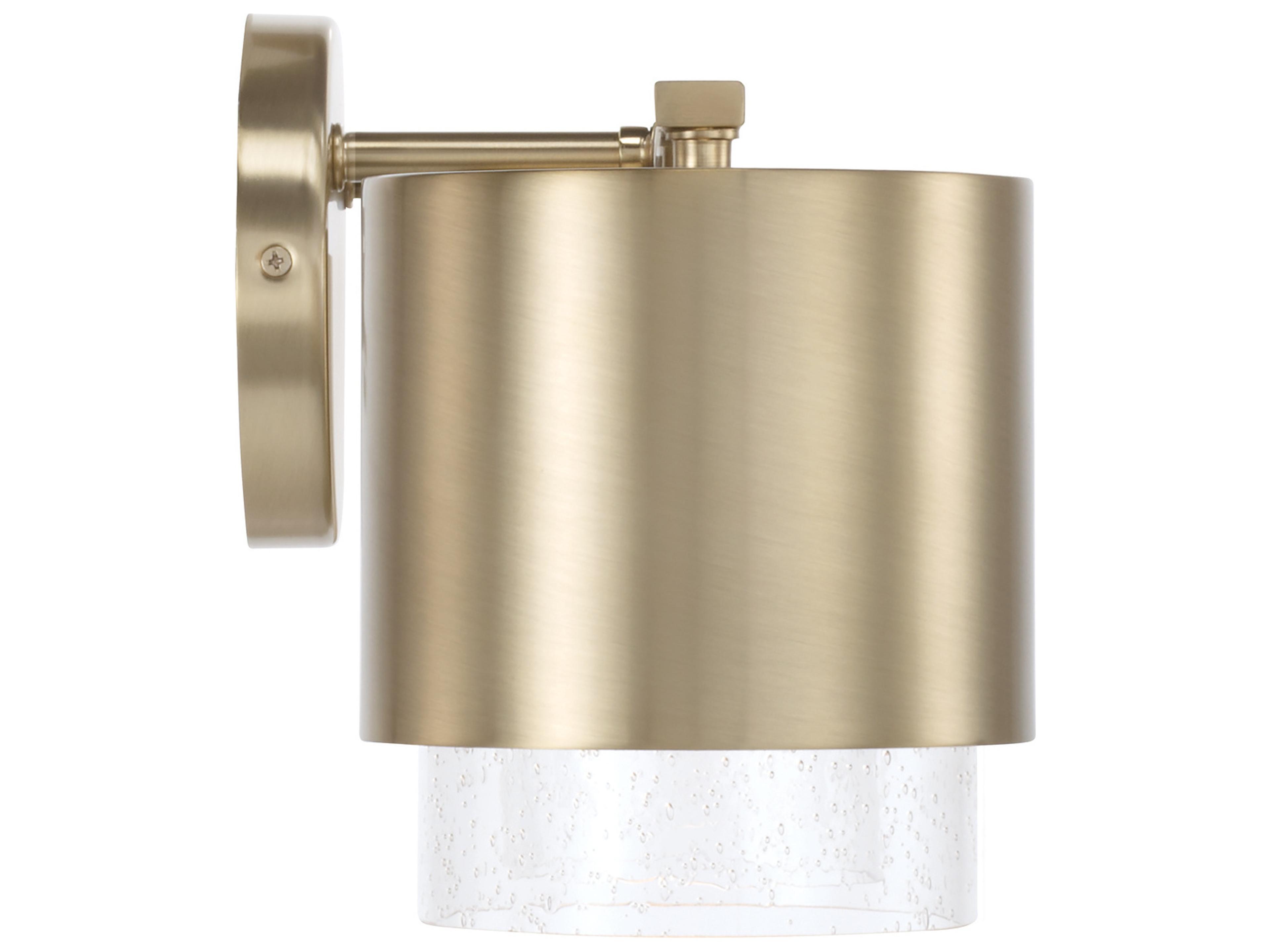 Capital Lighting Weller 3-Light Matte Brass Vanity Light