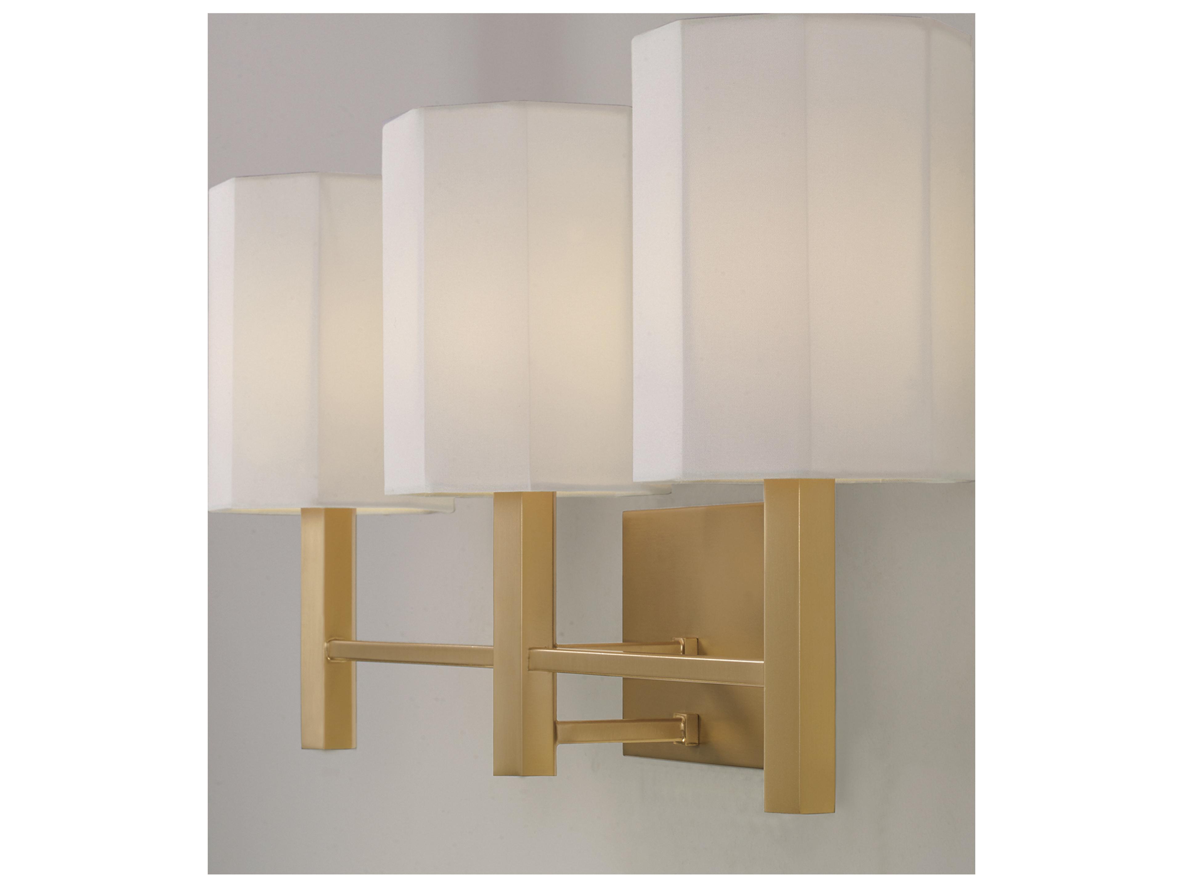 Capital Lighting Adrian 3-light Aged Brass Vanity Light