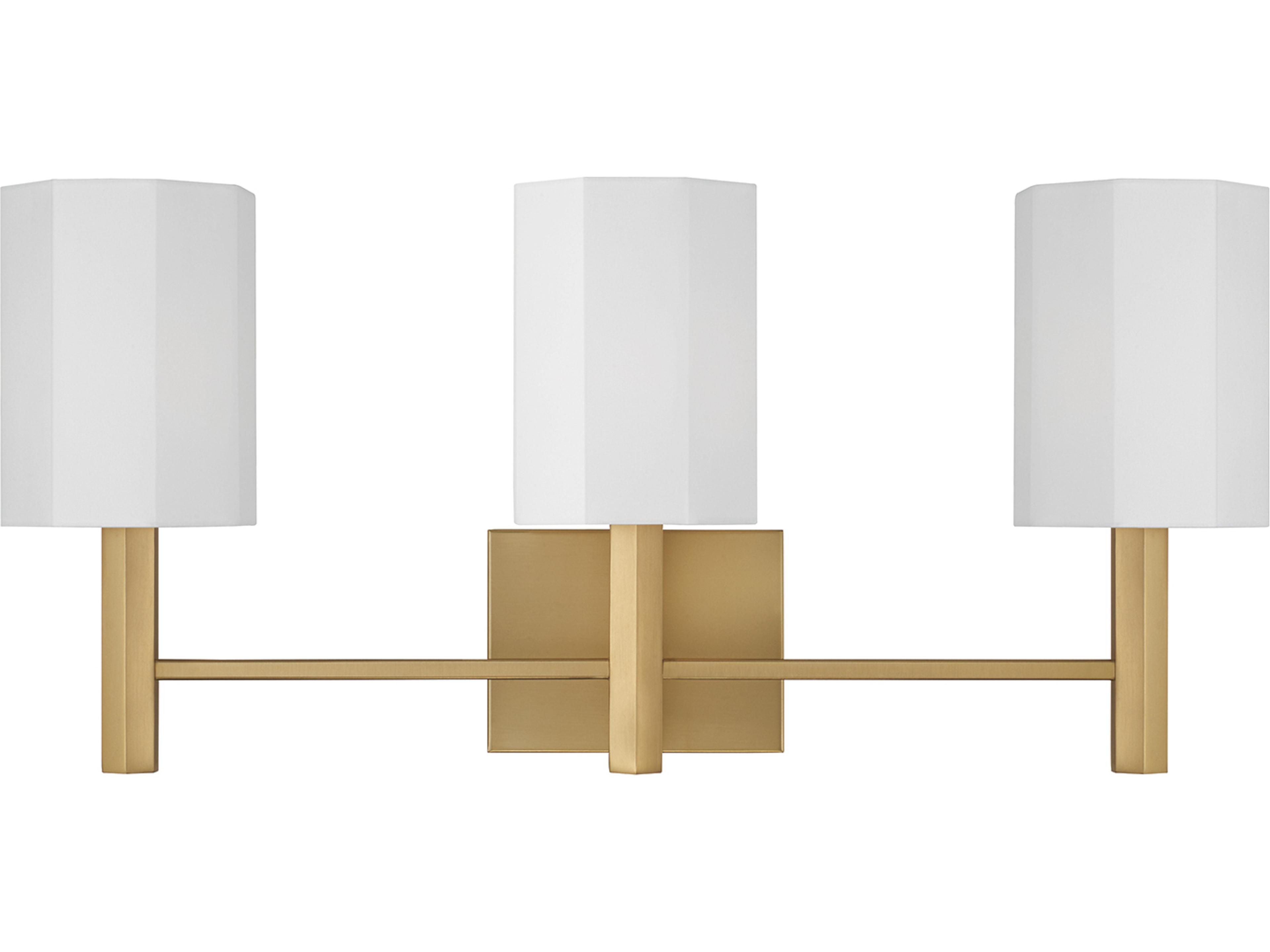 Capital Lighting Adrian 3-light Aged Brass Vanity Light