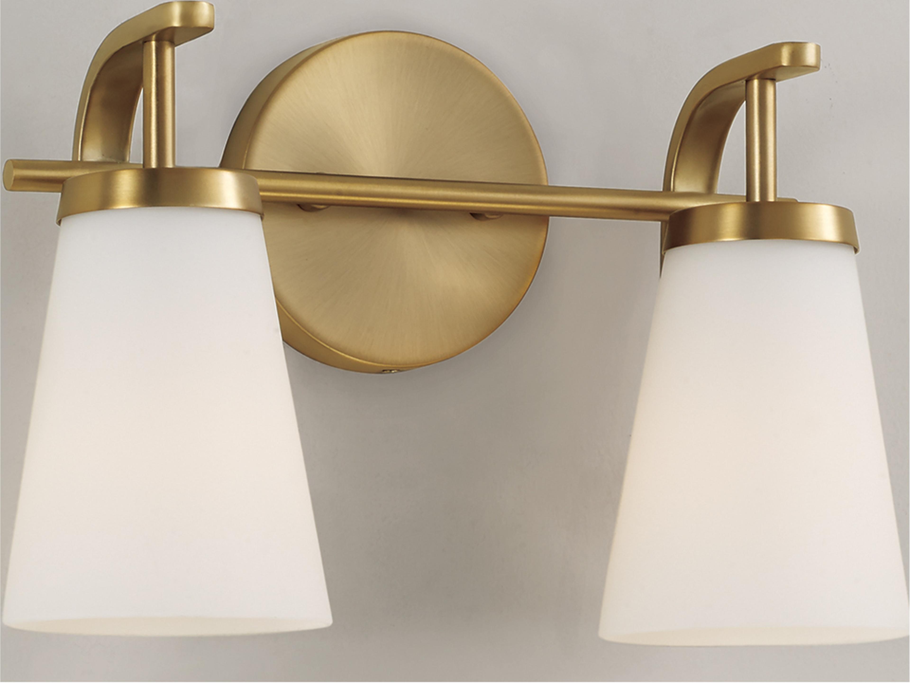 Capital Lighting Drake 2-light Aged Brass Vanity Light