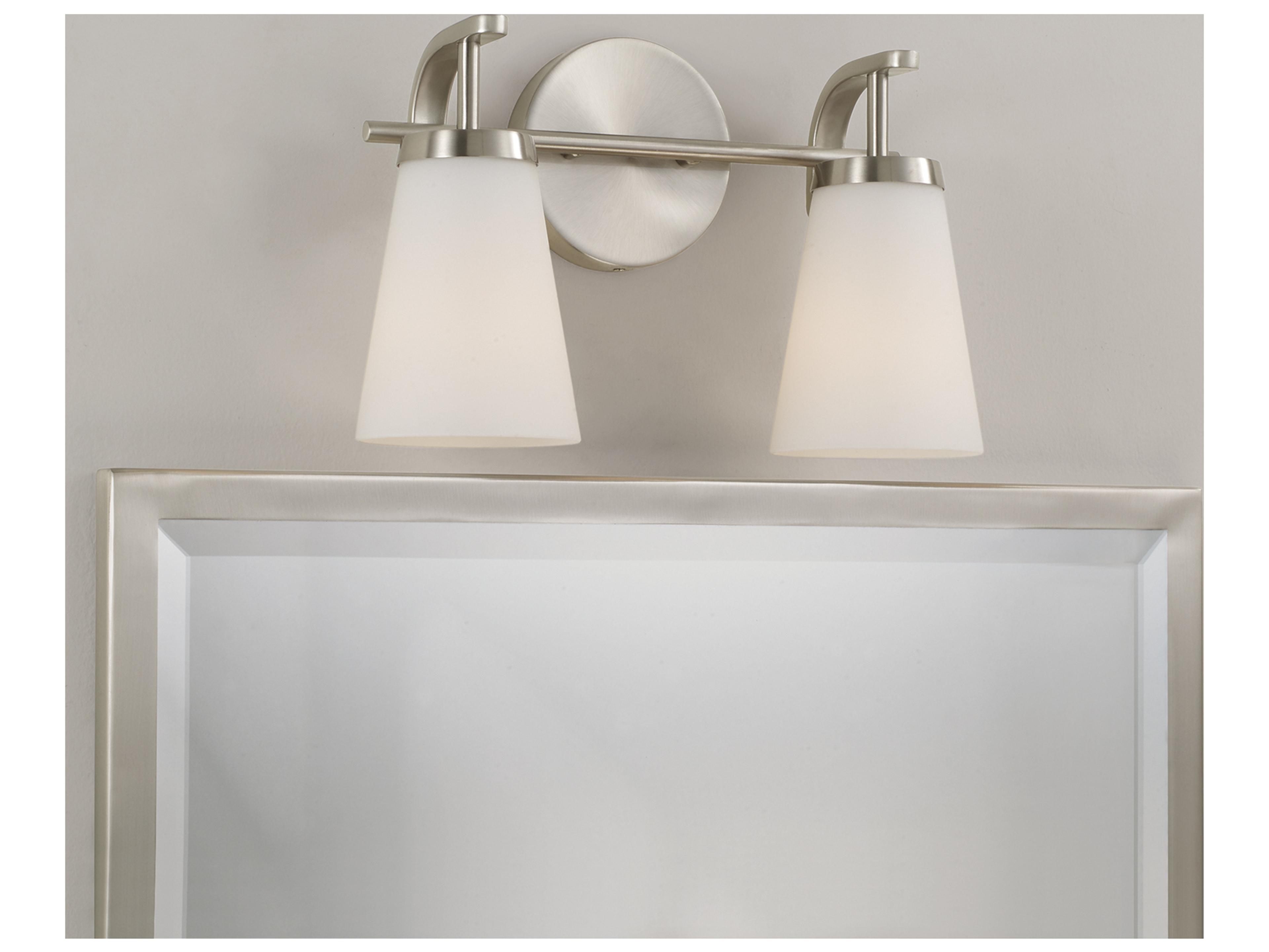 Capital Lighting Drake 2-light Brushed Nickel Vanity Light