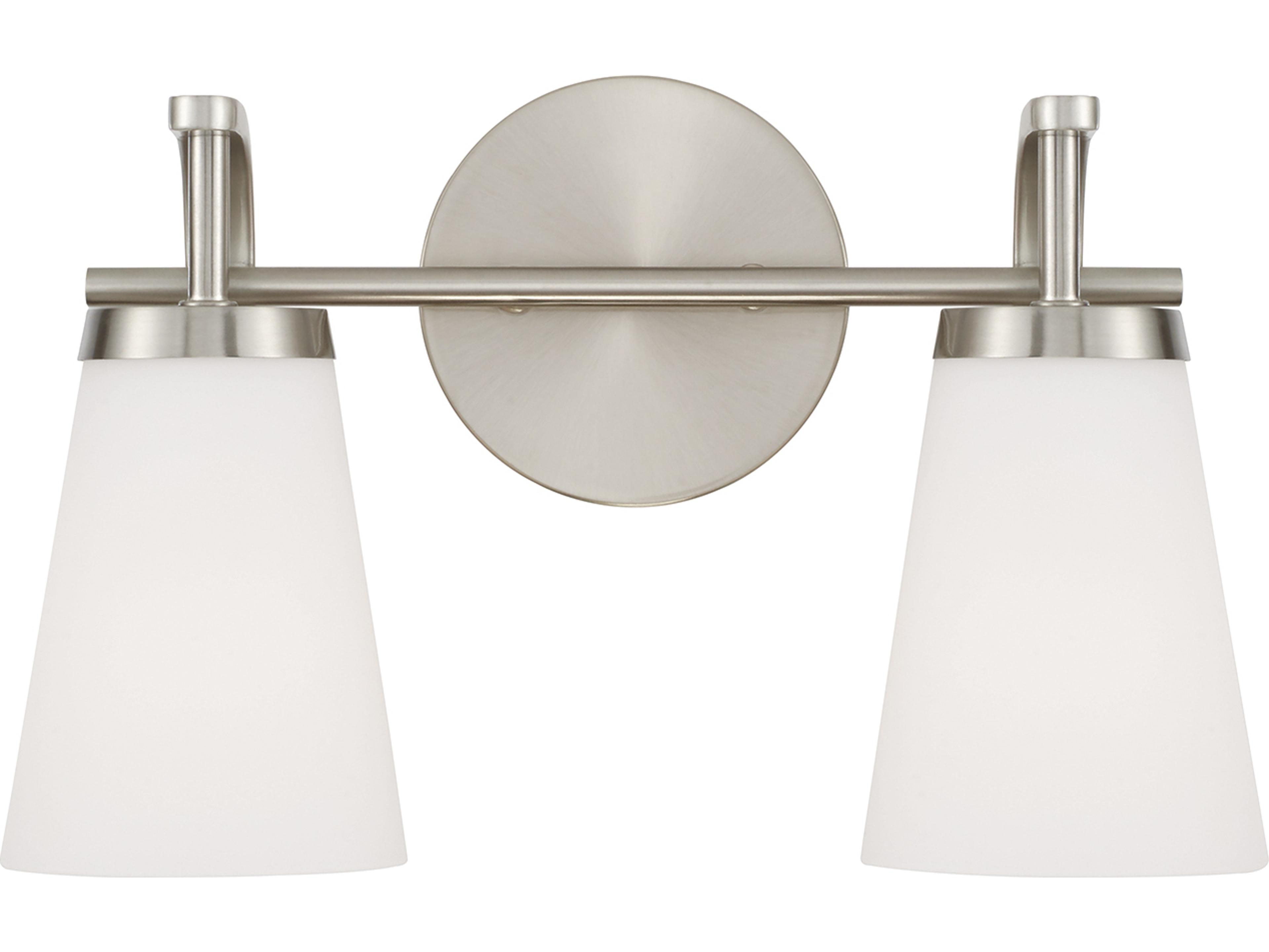 Capital Lighting Drake 2-light Brushed Nickel Vanity Light