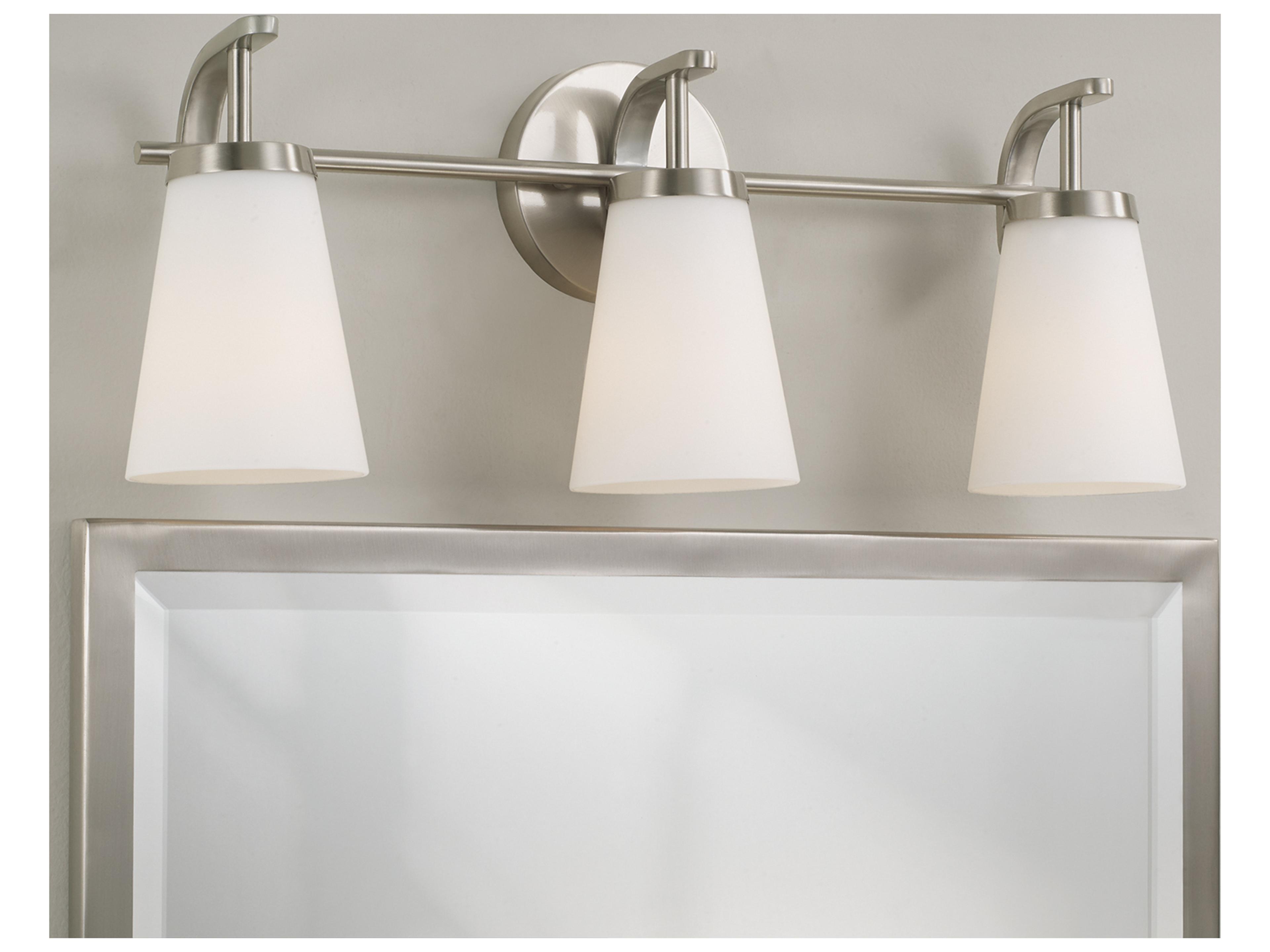 Capital Lighting Drake 3-light Brushed Nickel Vanity Light