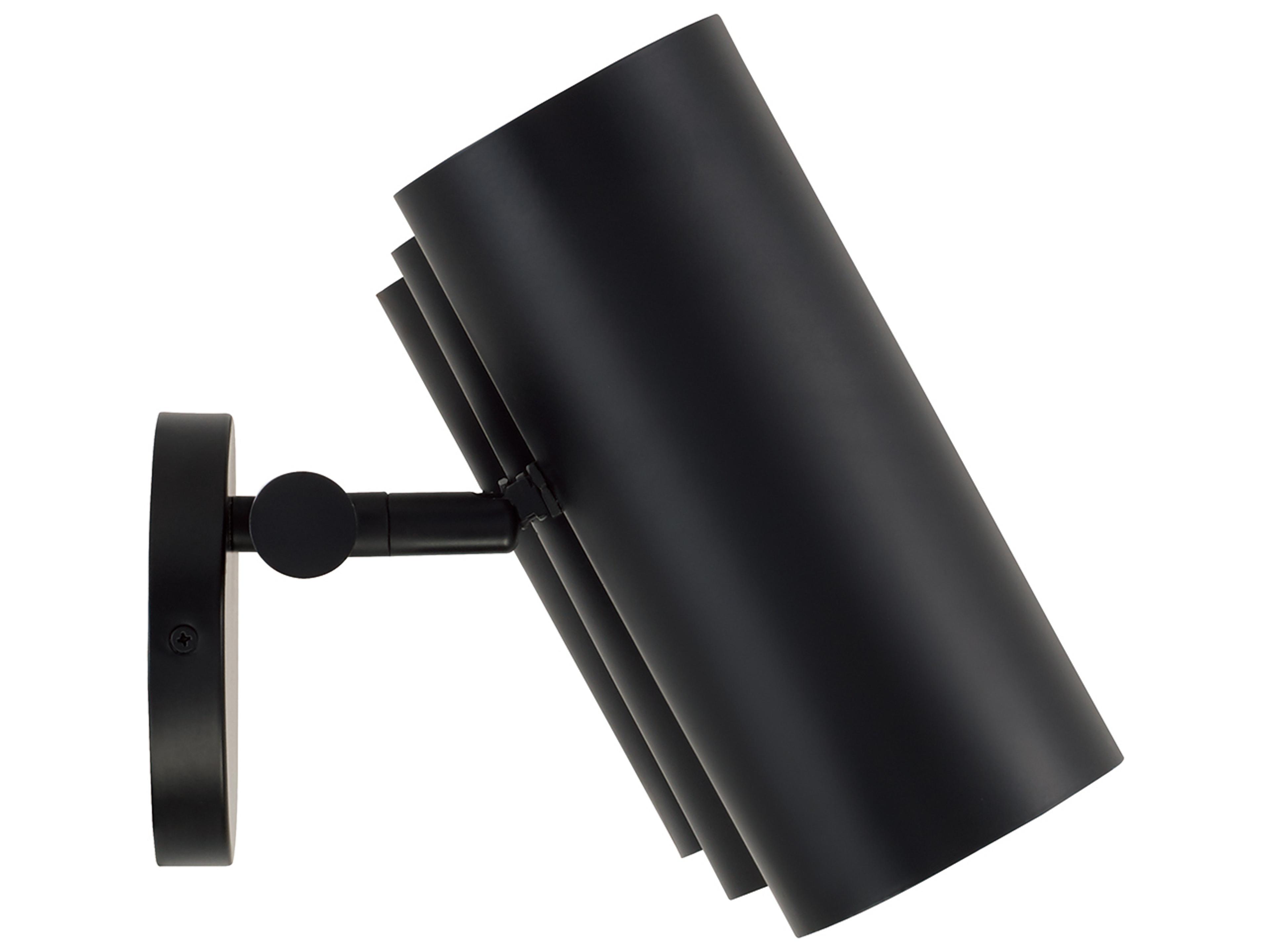 Capital Lighting Robbie 3-light Matte Black Brass Vanity Light