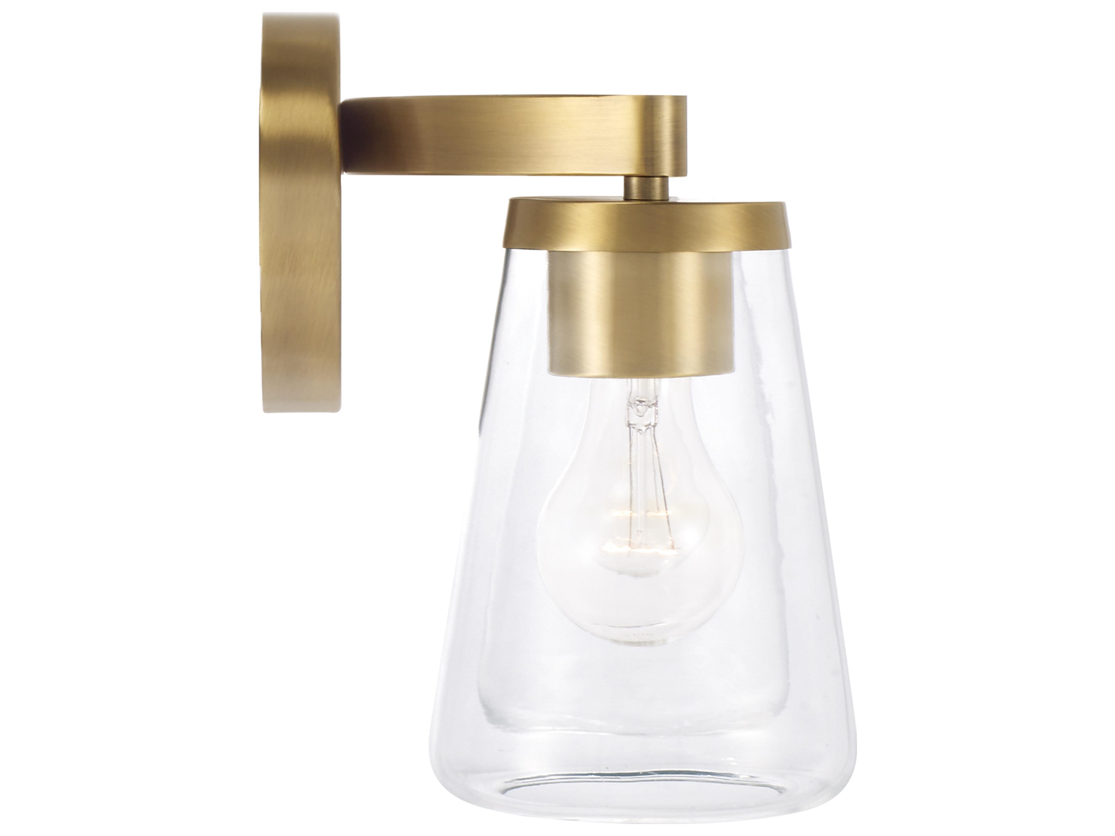 Capital Lighting Aaron 2-light Aged Brass Vanity Light