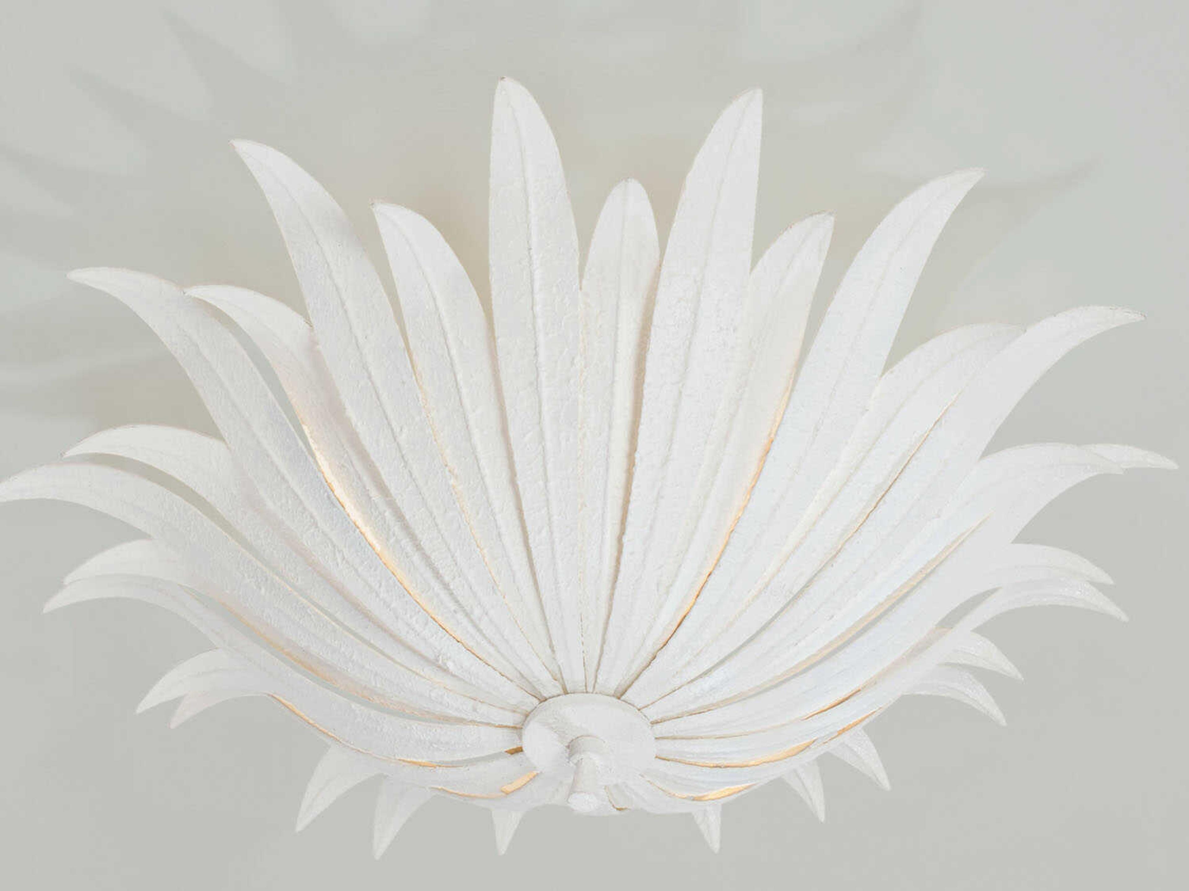 Capital Lighting Eden 3-Light Textured White Bowl Semi Flush Mount