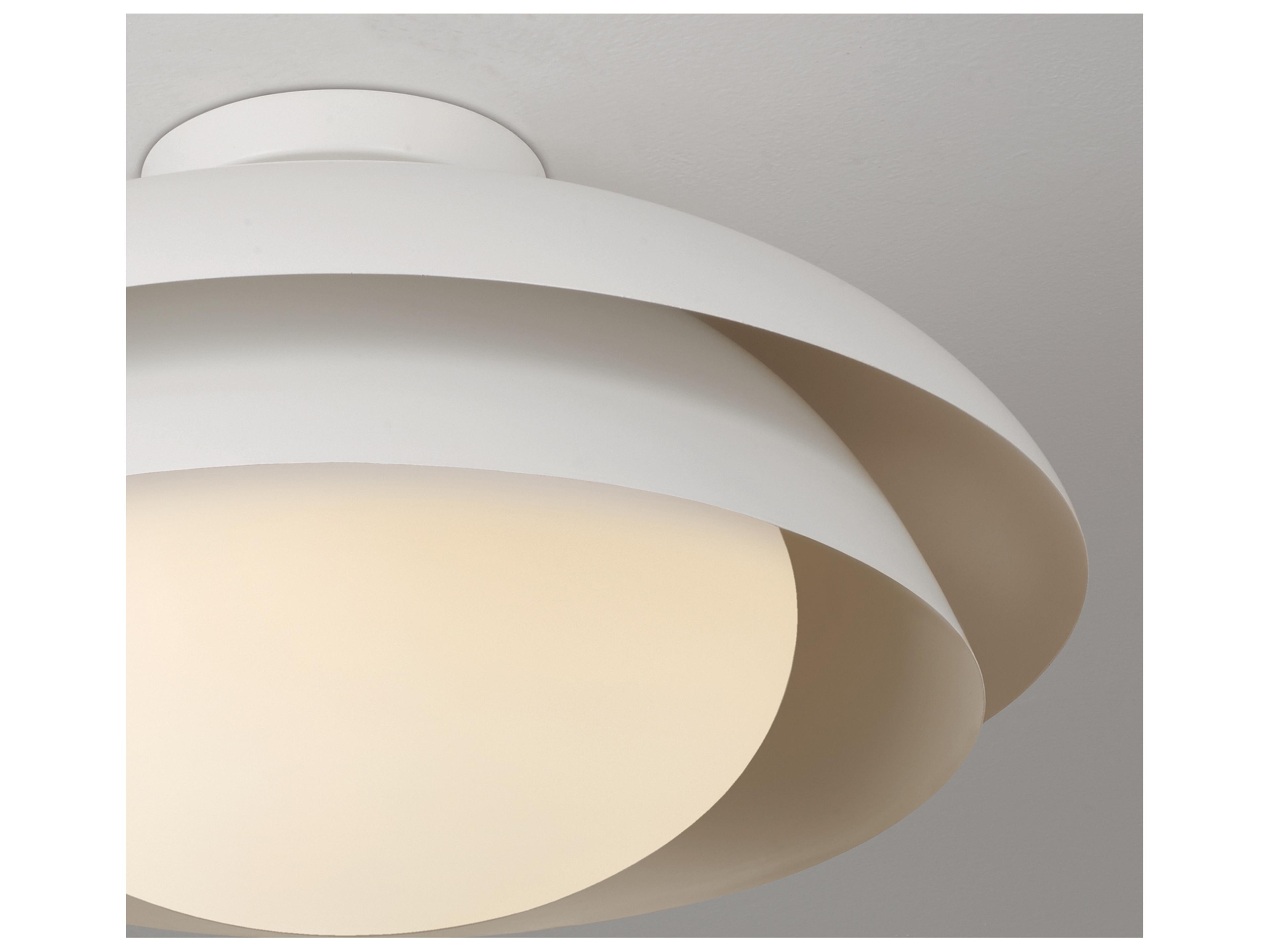 Capital Lighting Jensen 1-light Matte White Dome Semi Flush Mount