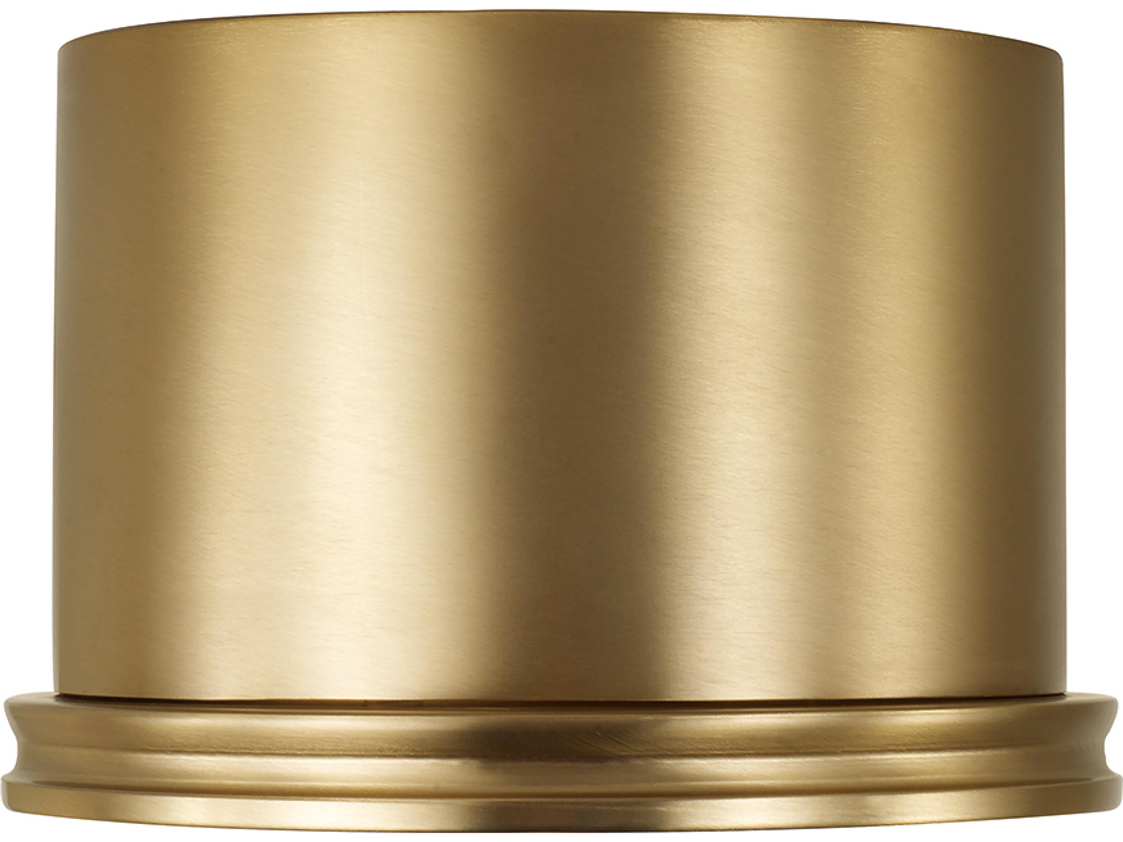 Capital Lighting Griffin 1-light Aged Brass Flush Mount