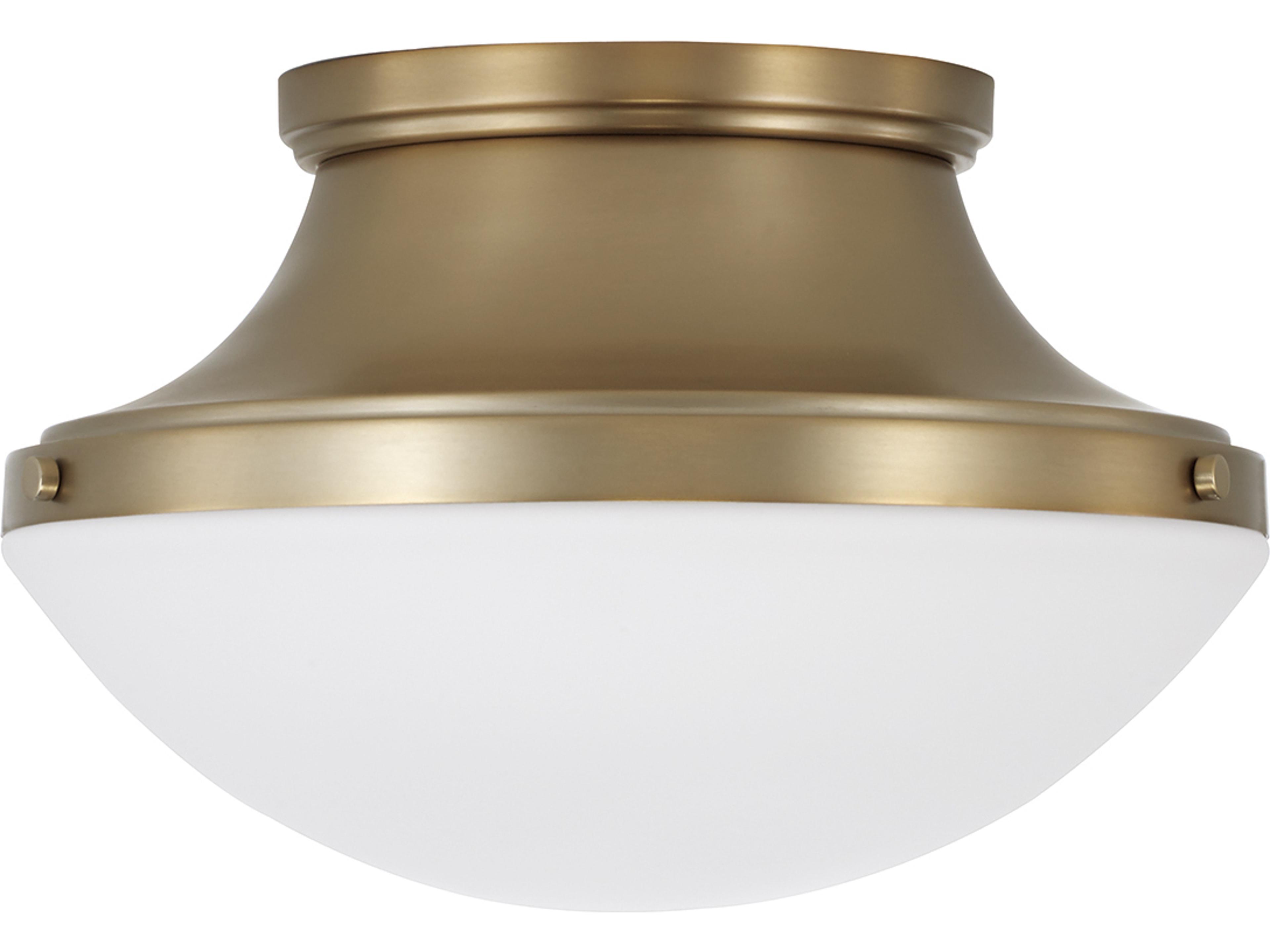 Arlo 3-light Aged Brass Bowl Flush Mount