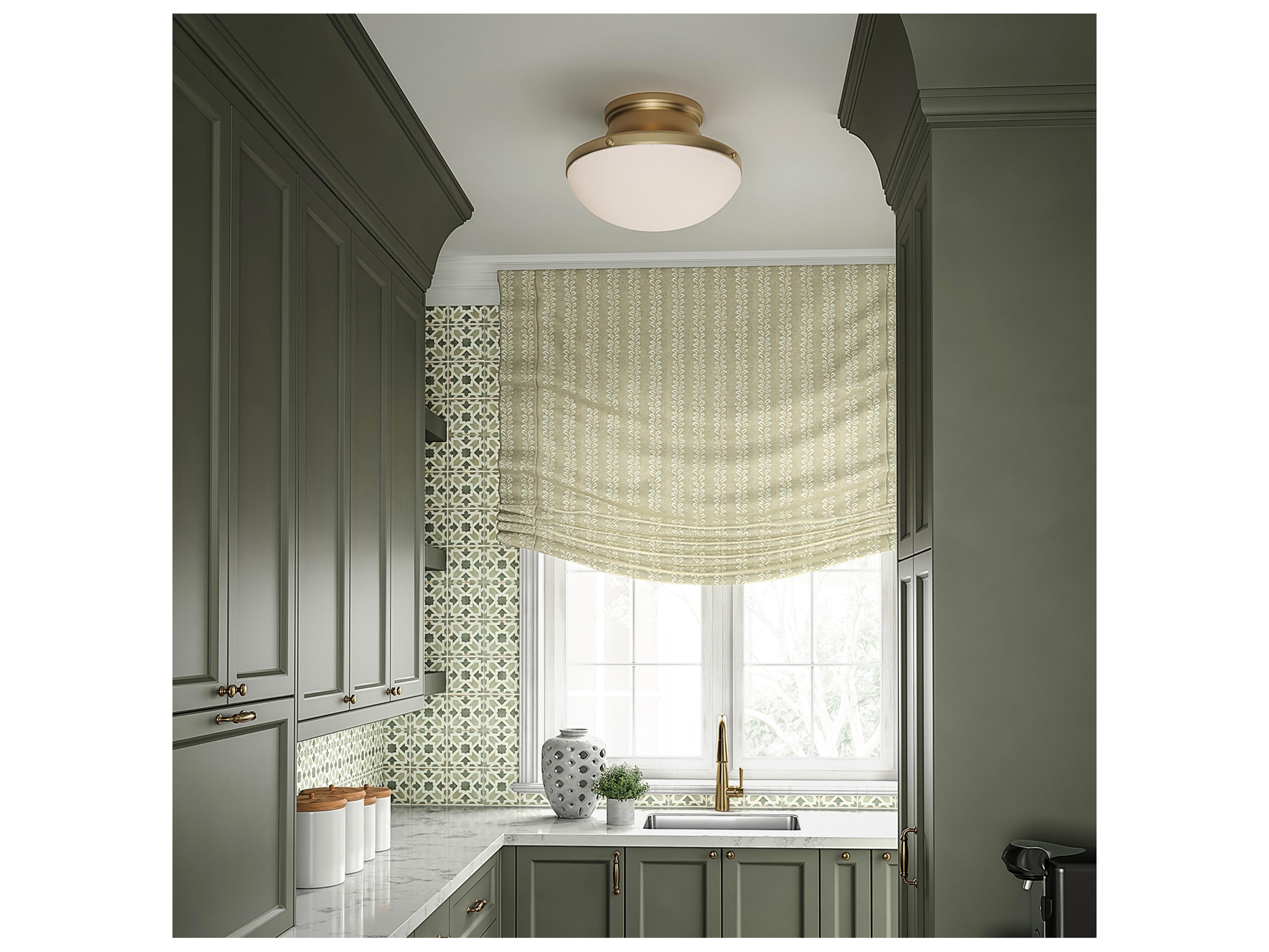 Capital Lighting Arlo 3-light Aged Brass Bowl Flush Mount