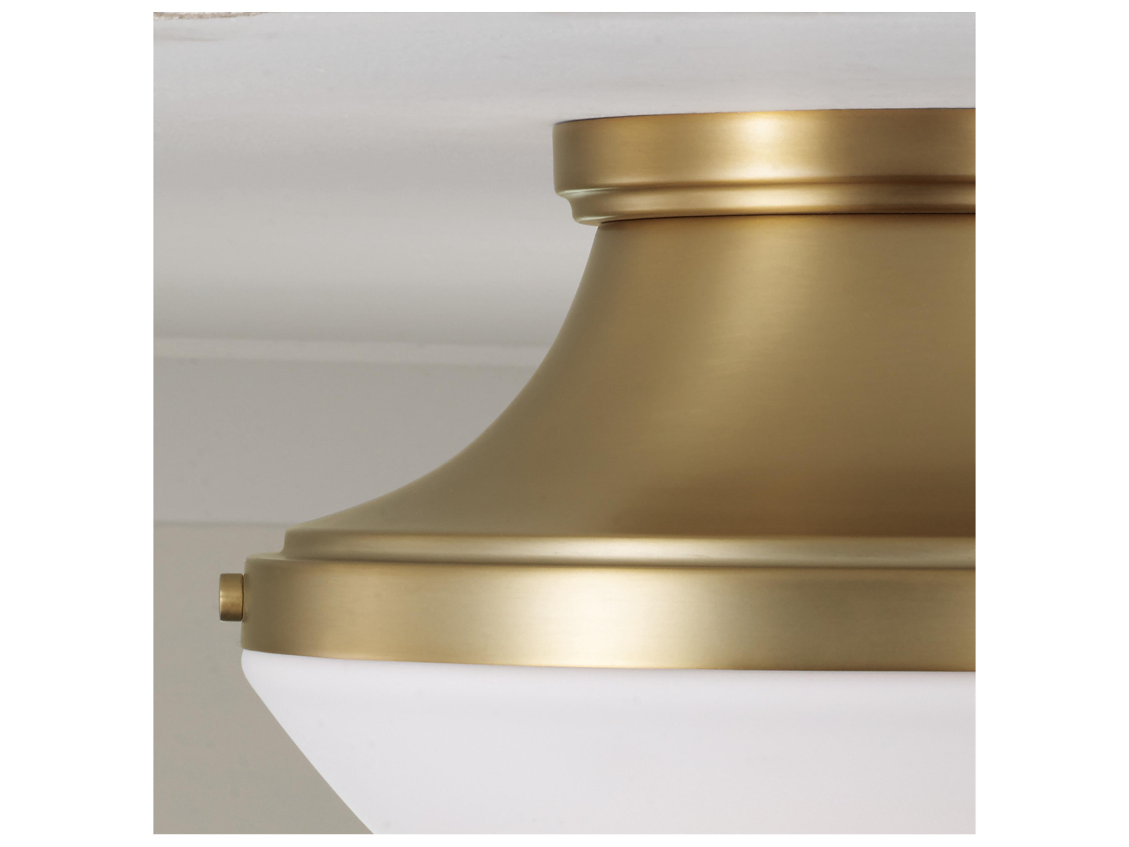 Capital Lighting Arlo 3-light Aged Brass Bowl Flush Mount