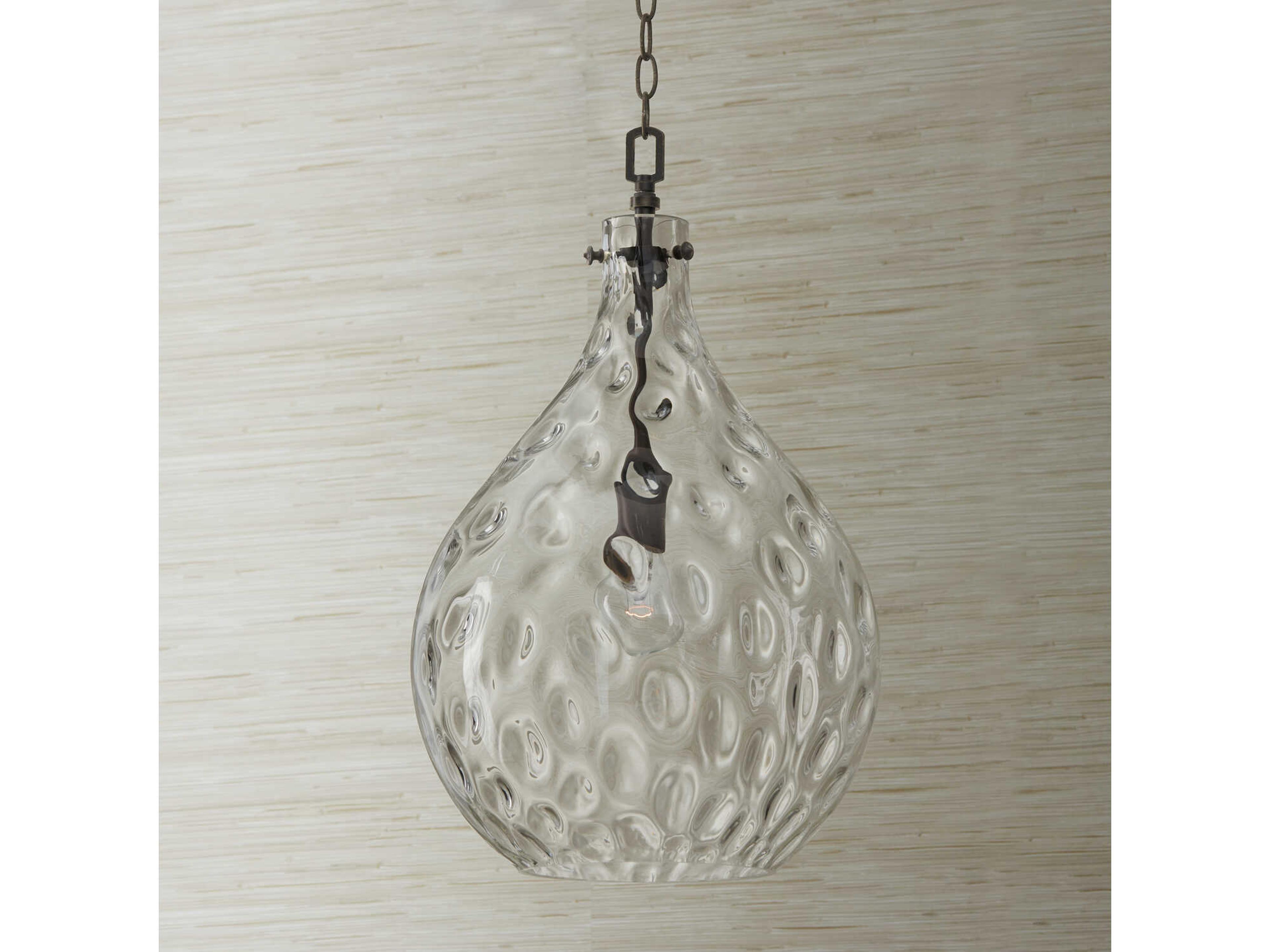Capital Lighting Bristol 1-Light Farm House Brown Glass Globe Pendant