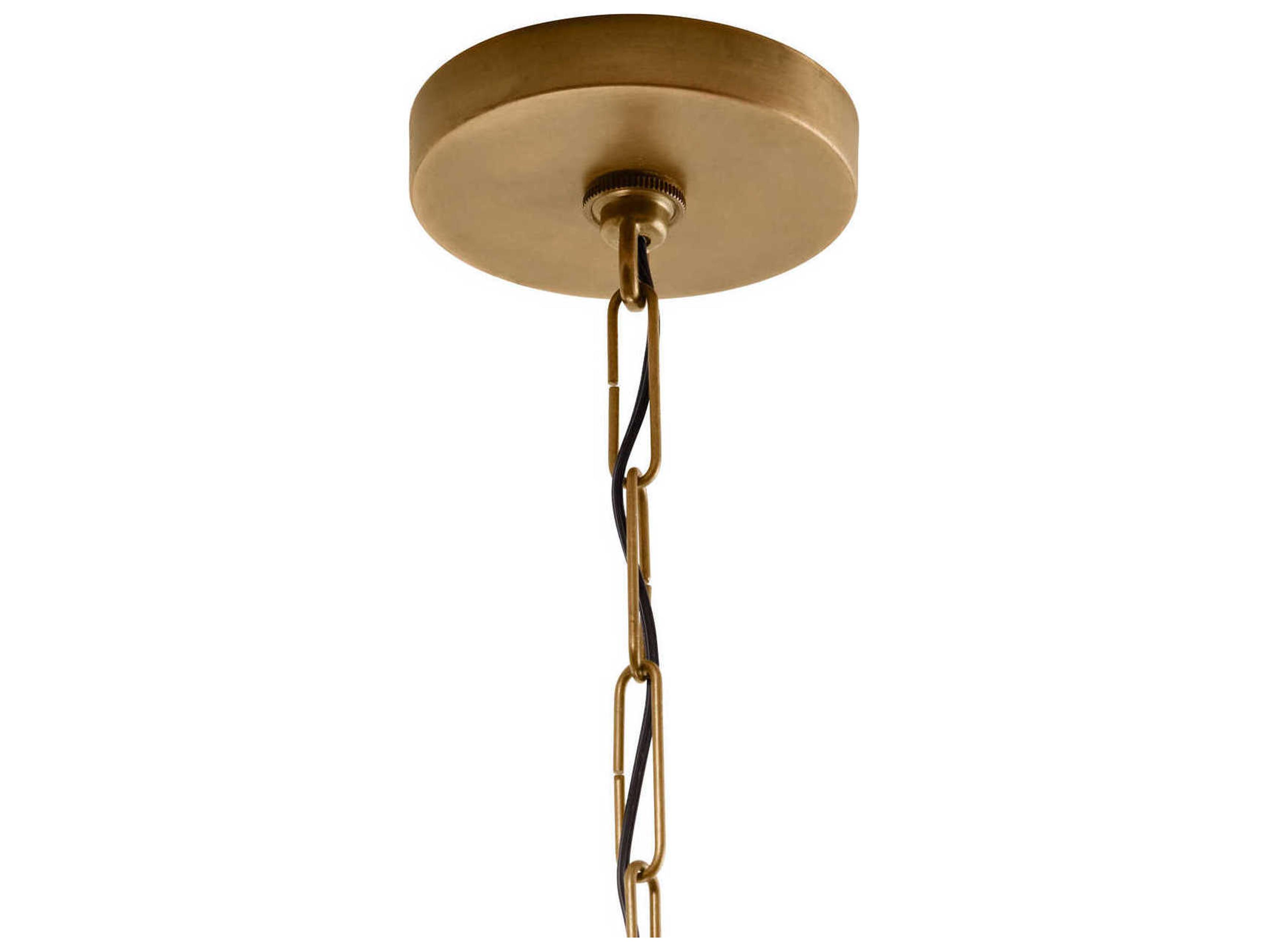 Capital Lighting 1-Light Patinaed Brass Glass Mini Pendant