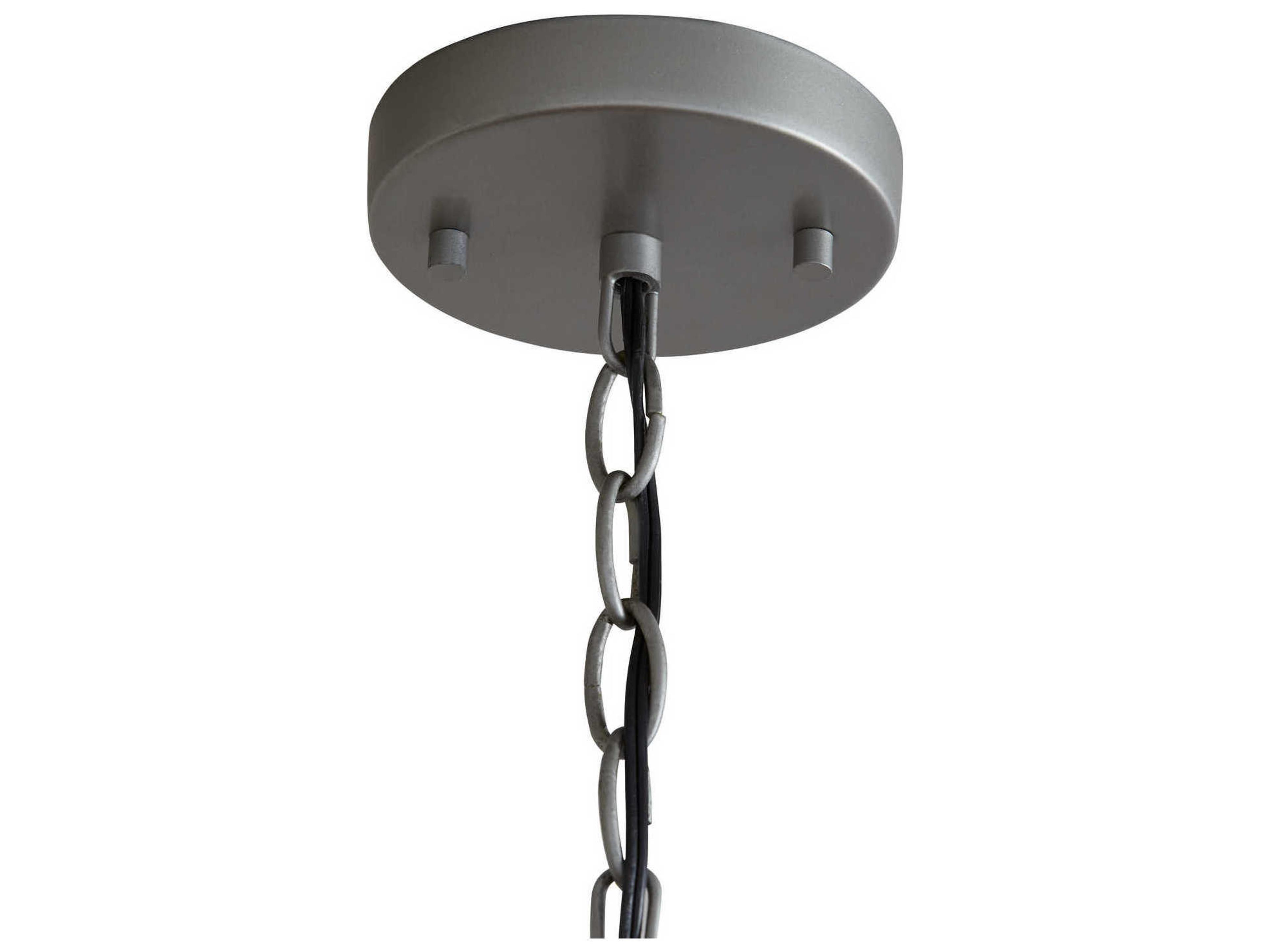 Capital Lighting 4-Light Natural Jute And Grey Pendant