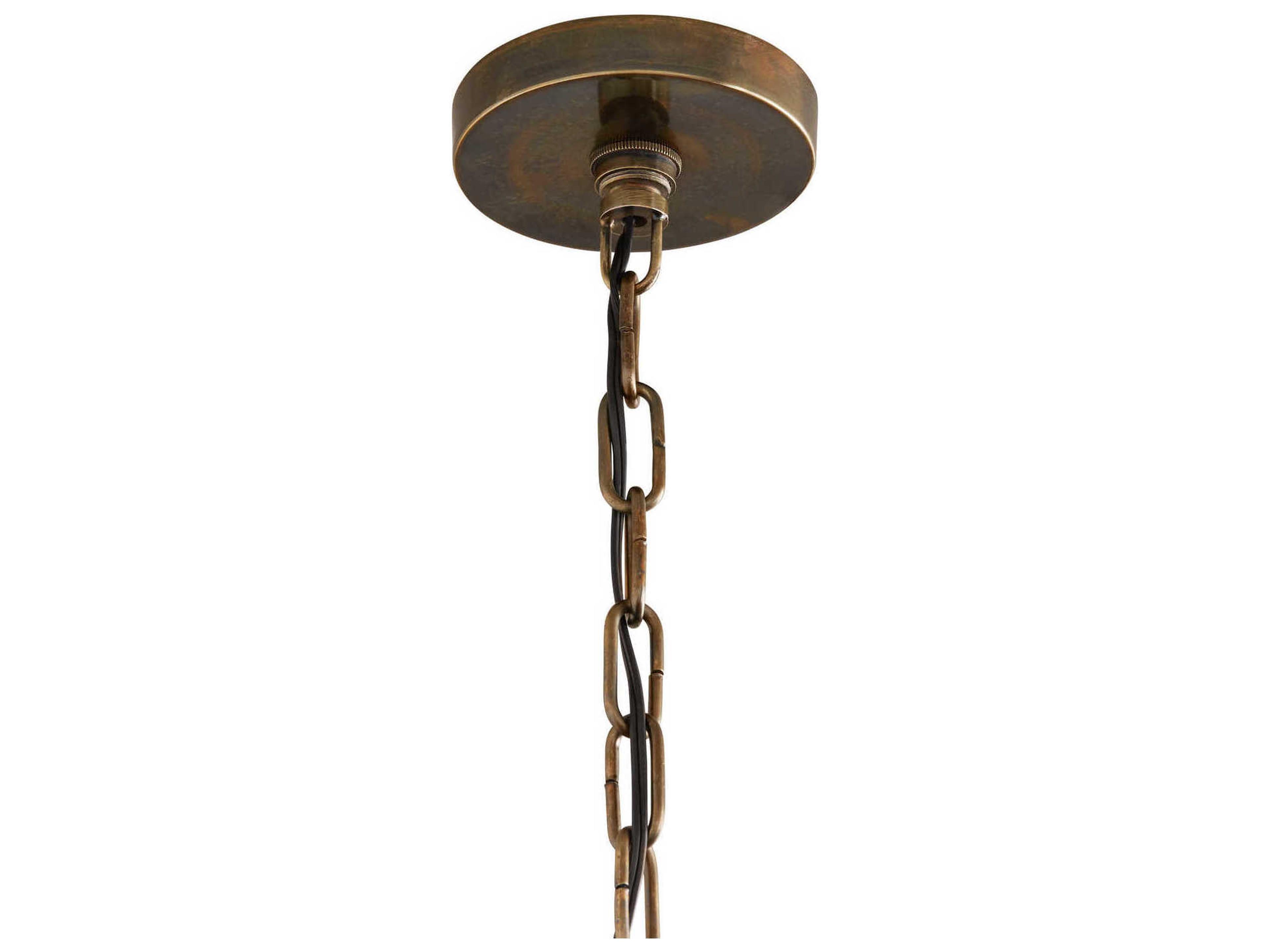 Capital Lighting Sedona 1-Light Oxidized Brass Nickel Bell Mini Pendant