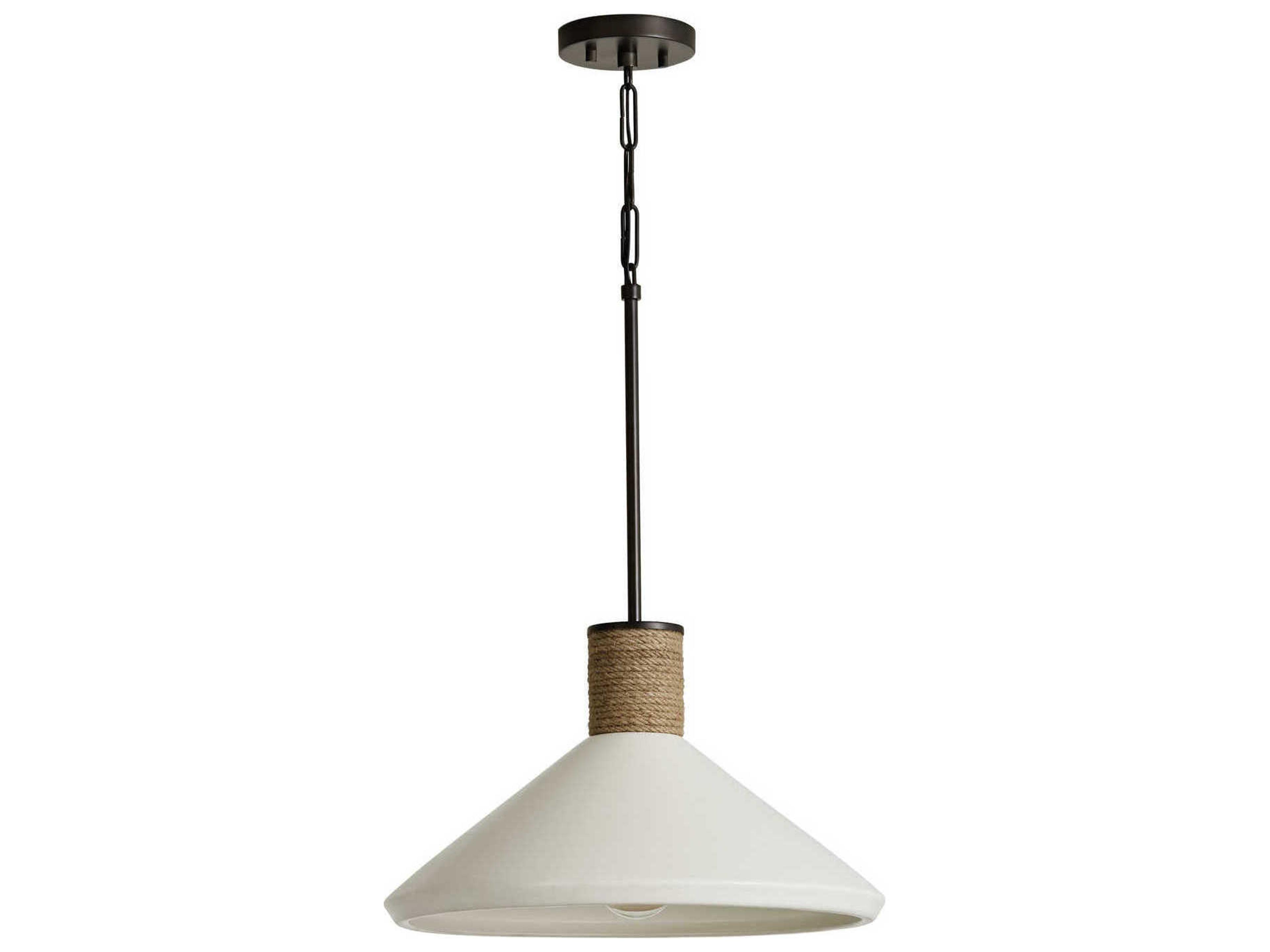 Capital Lighting 1-Light Dark Pewter Pendant