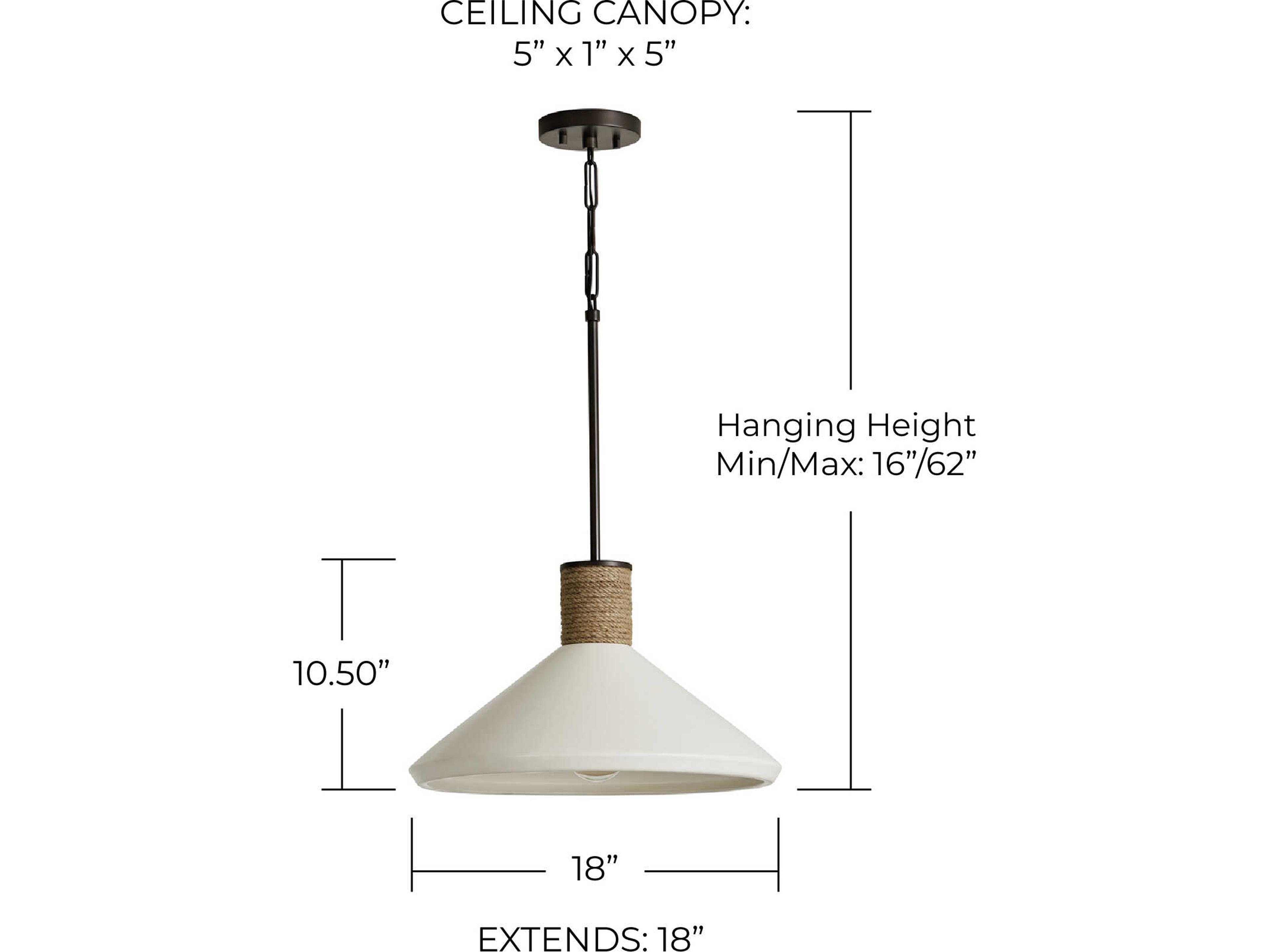 Capital Lighting 1-Light Dark Pewter Pendant